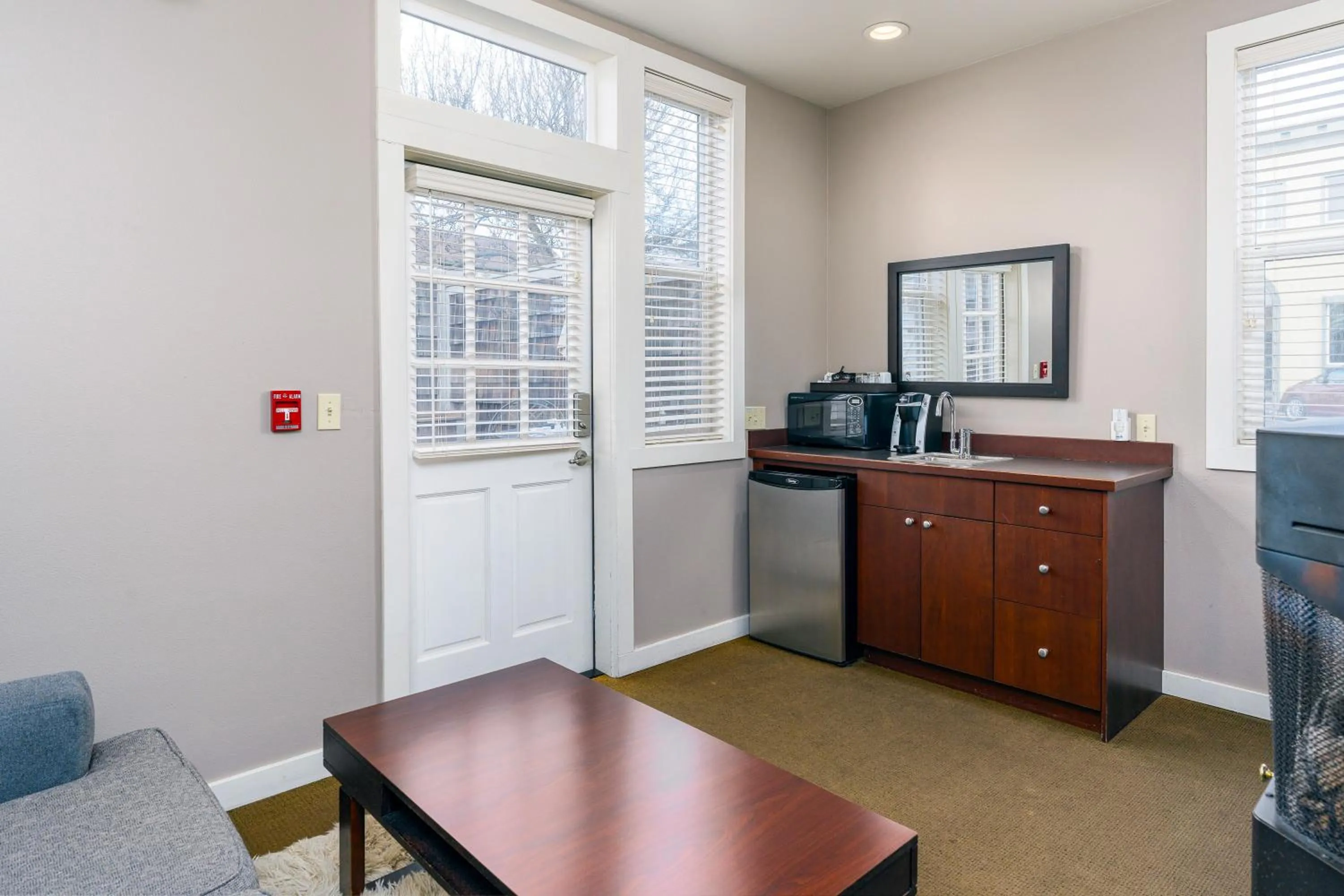 Seating area in Bird Rock Hotel