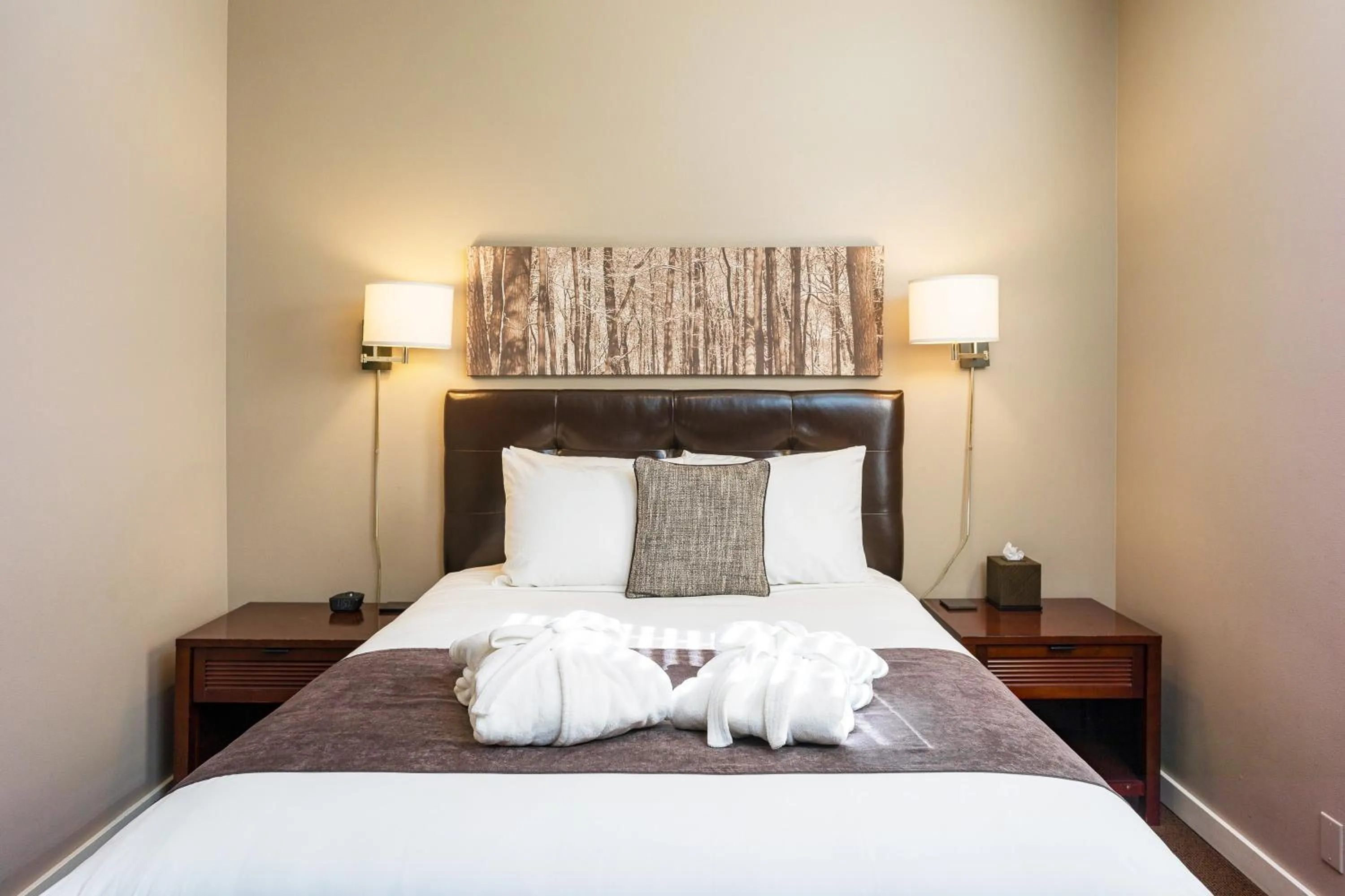 Bed in Bird Rock Hotel