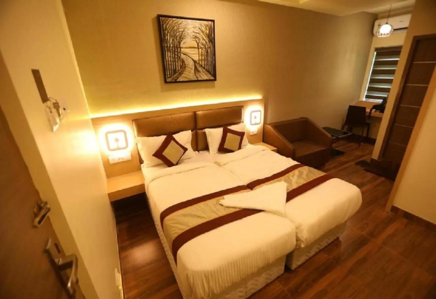 Bed in Nestlay Rooms Vanagaram