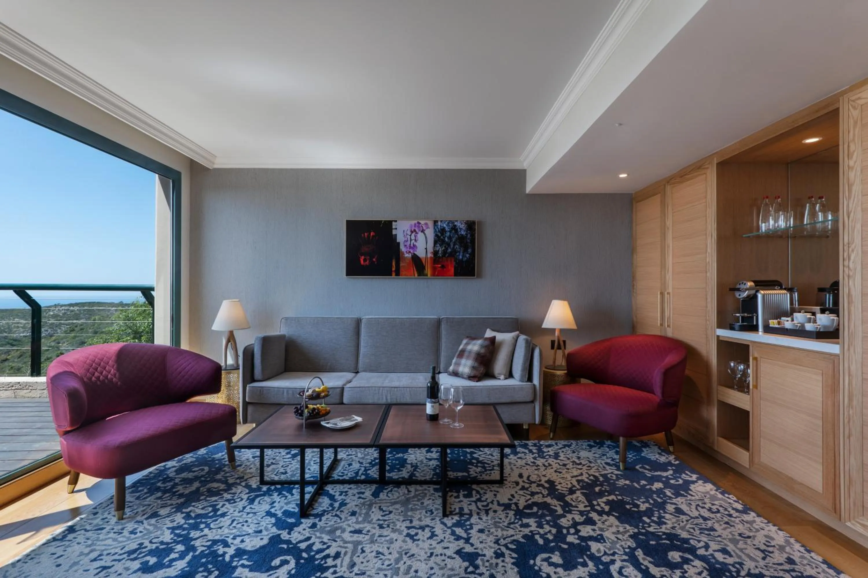 Living room in Carmel Forest by Isrotel Exclusive