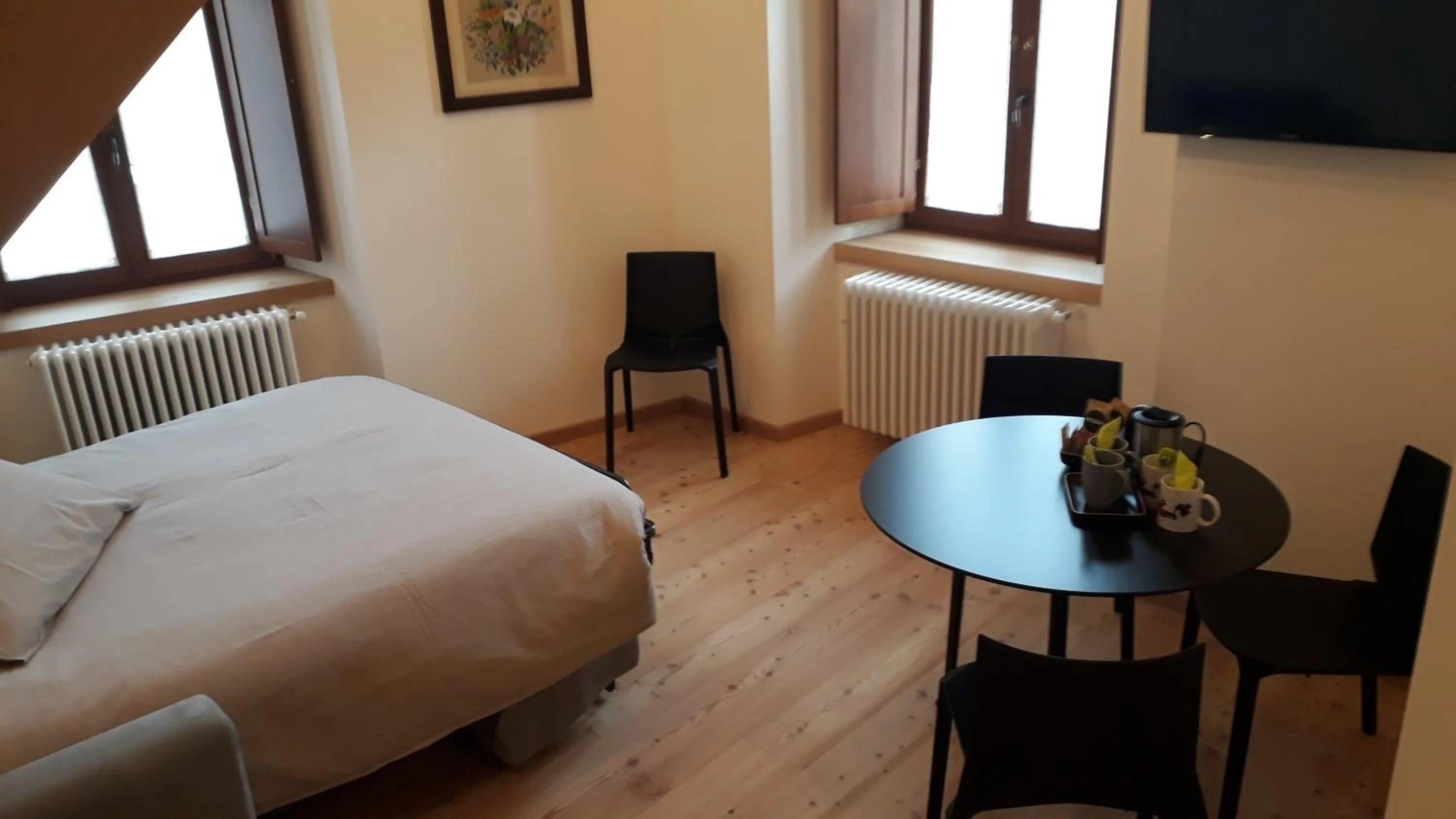 Coffee/tea facilities, Bed in Hotel Albrici