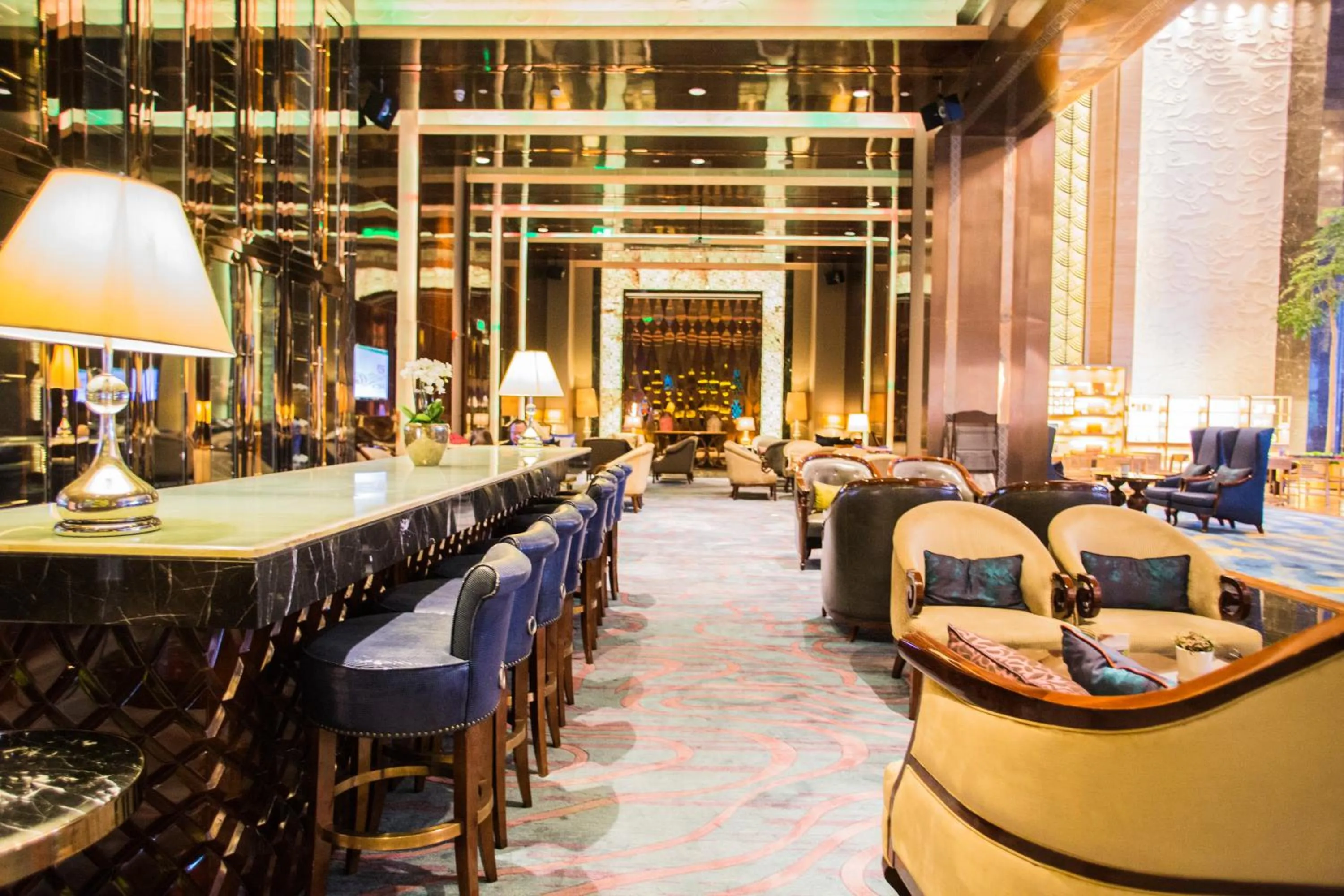 Lounge or bar in Wanda Vista Quanzhou