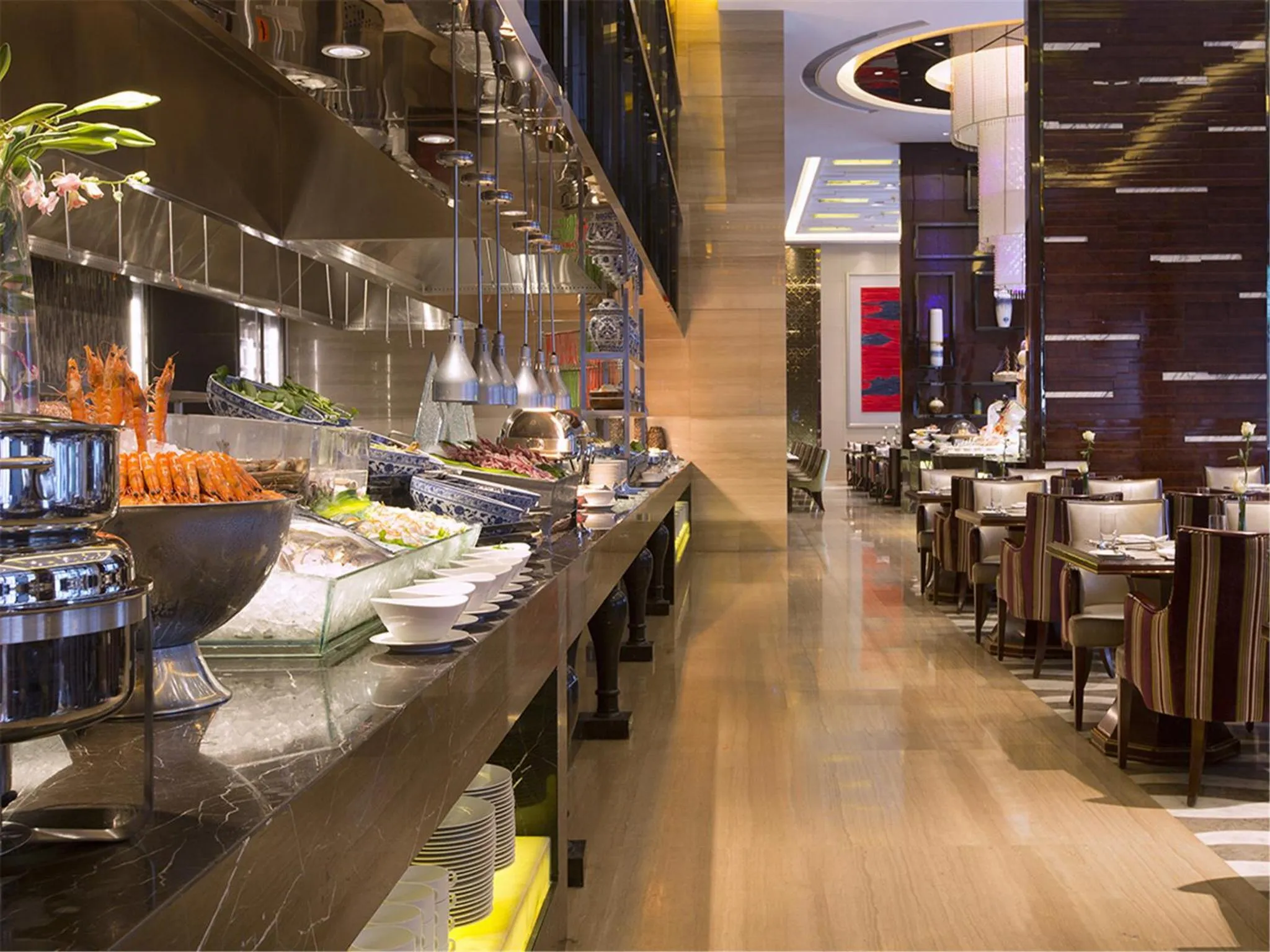 Buffet breakfast in Wanda Vista Quanzhou