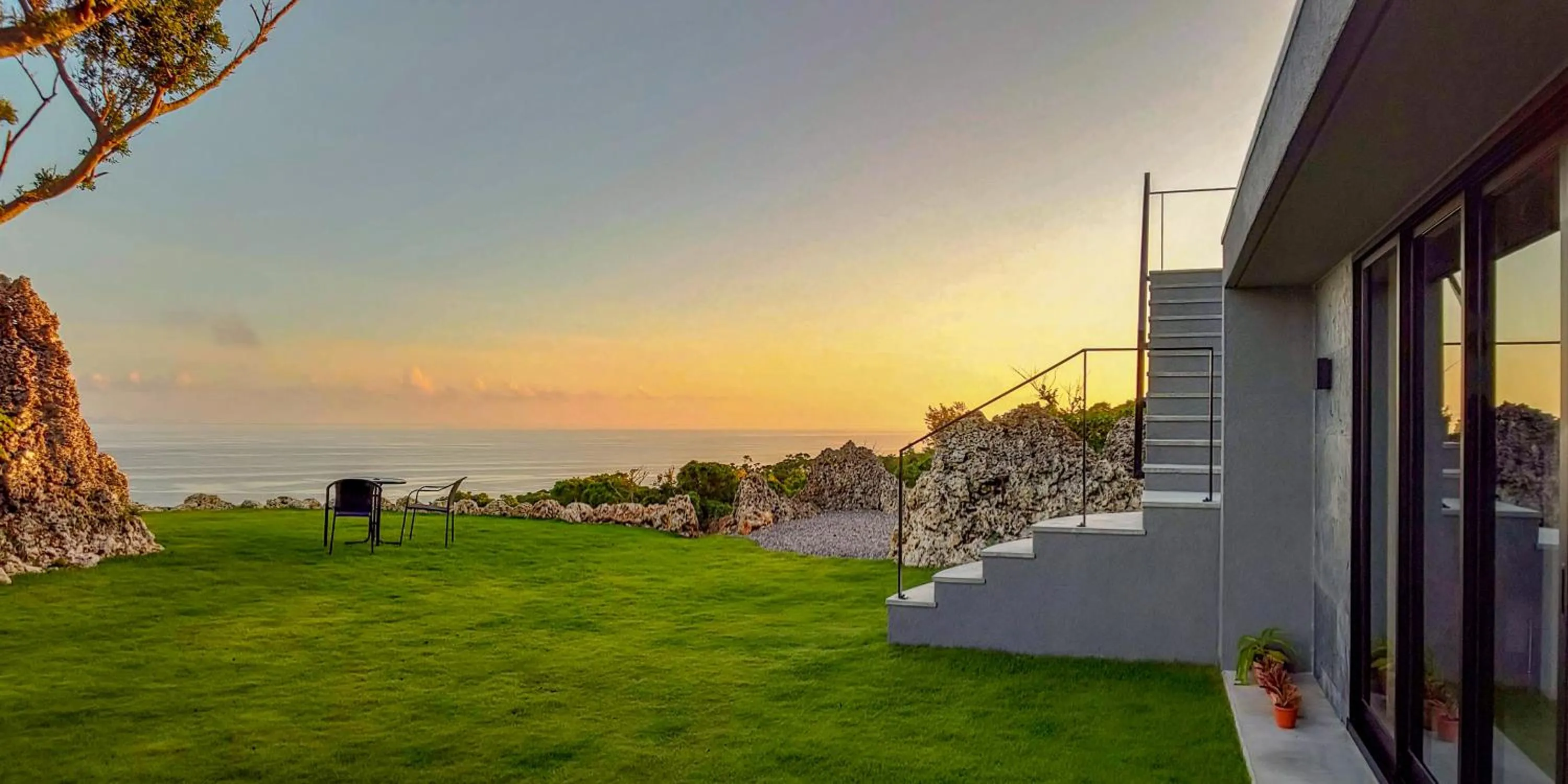 Garden in Hanalee Villa Kouri