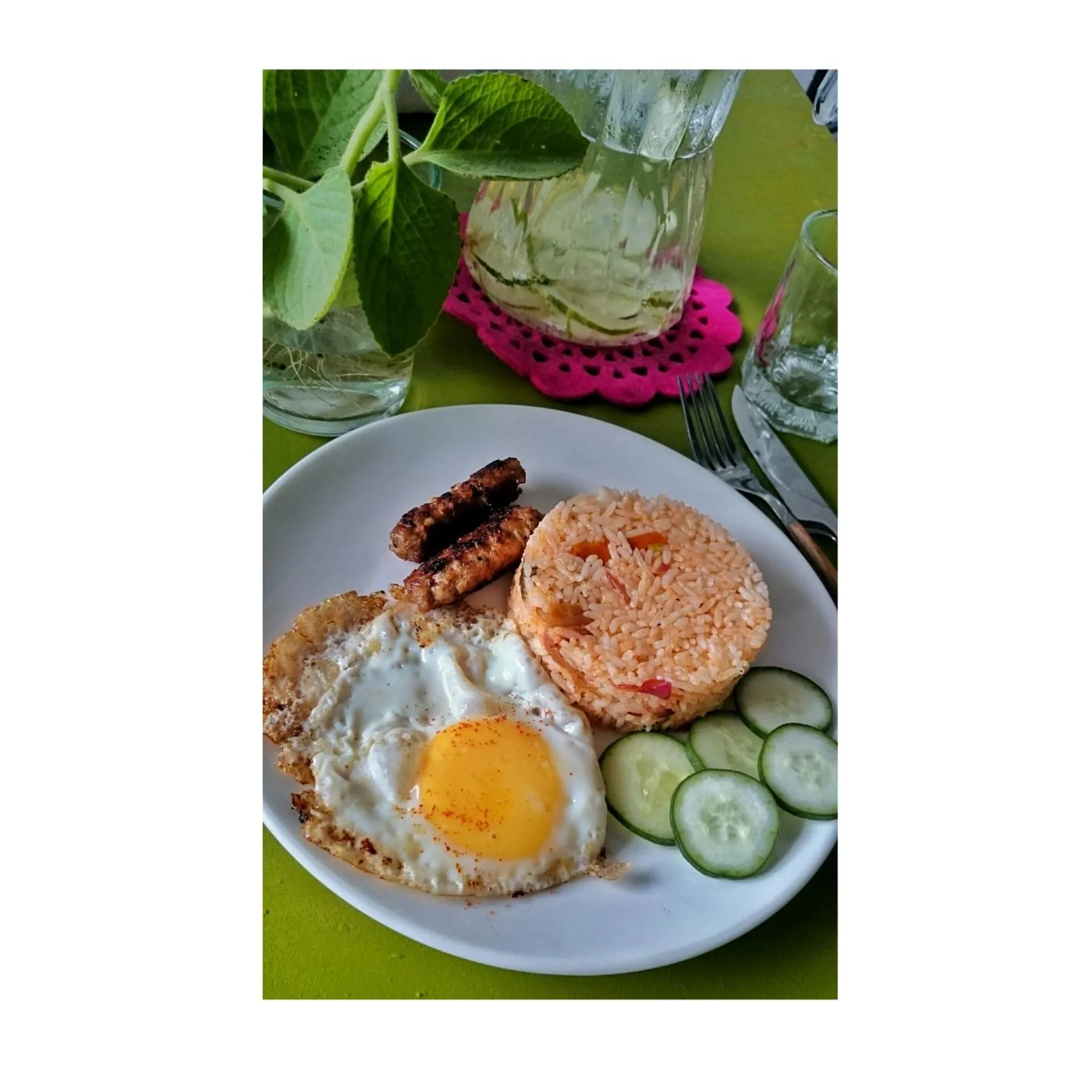 Food and drinks in Island Girl Bed and Breakfast