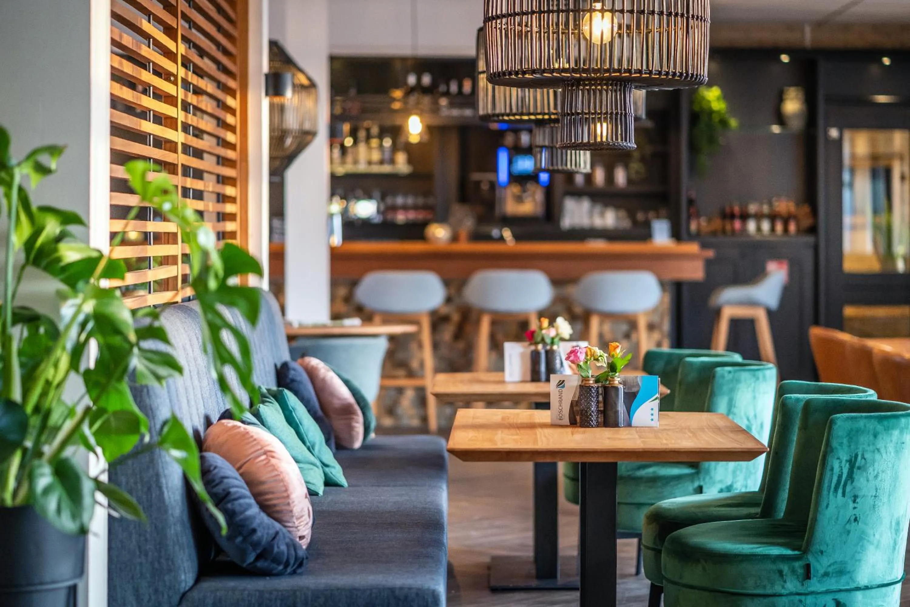 Lounge or bar in Hotel Boschrand