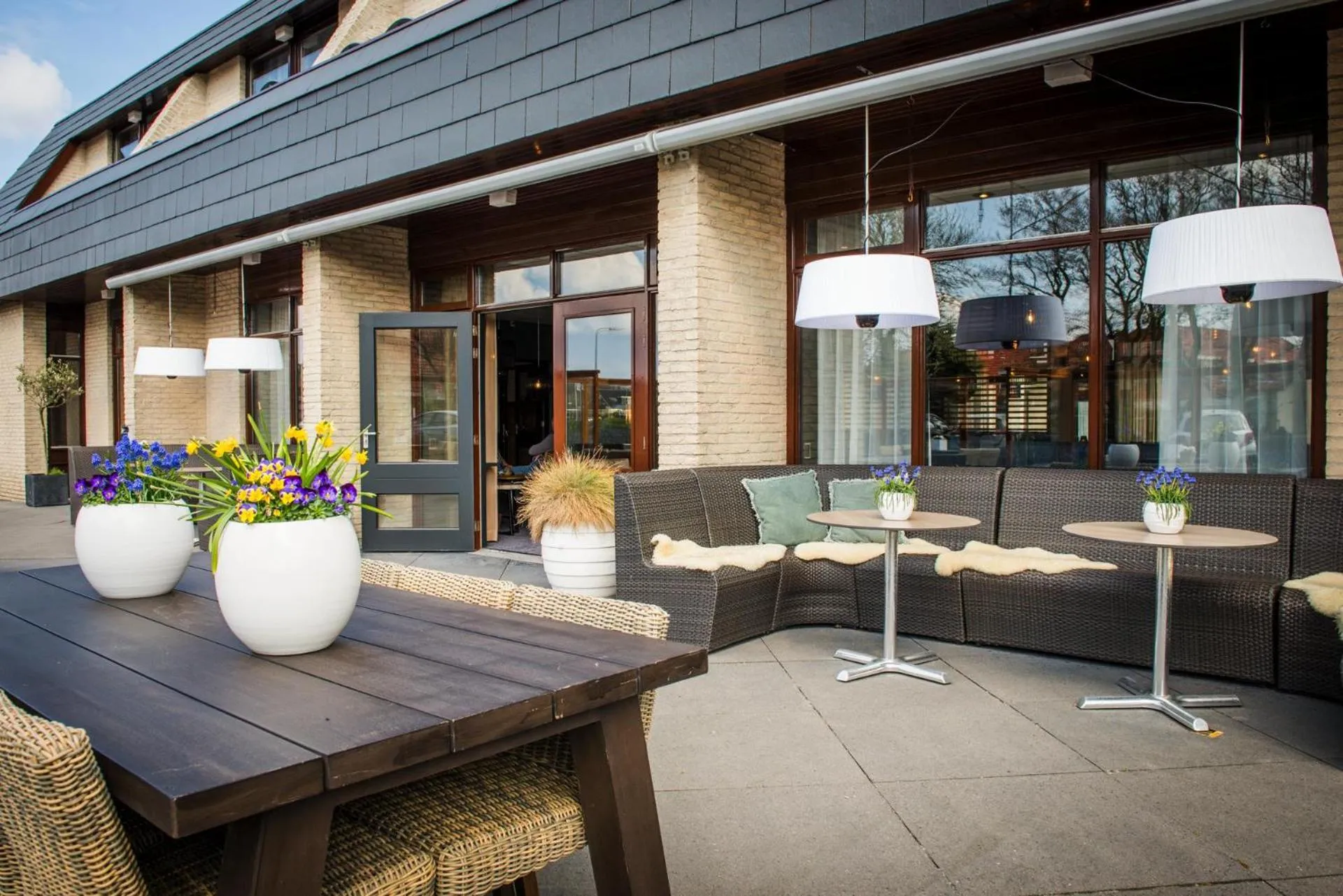 Patio in Hotel Boschrand