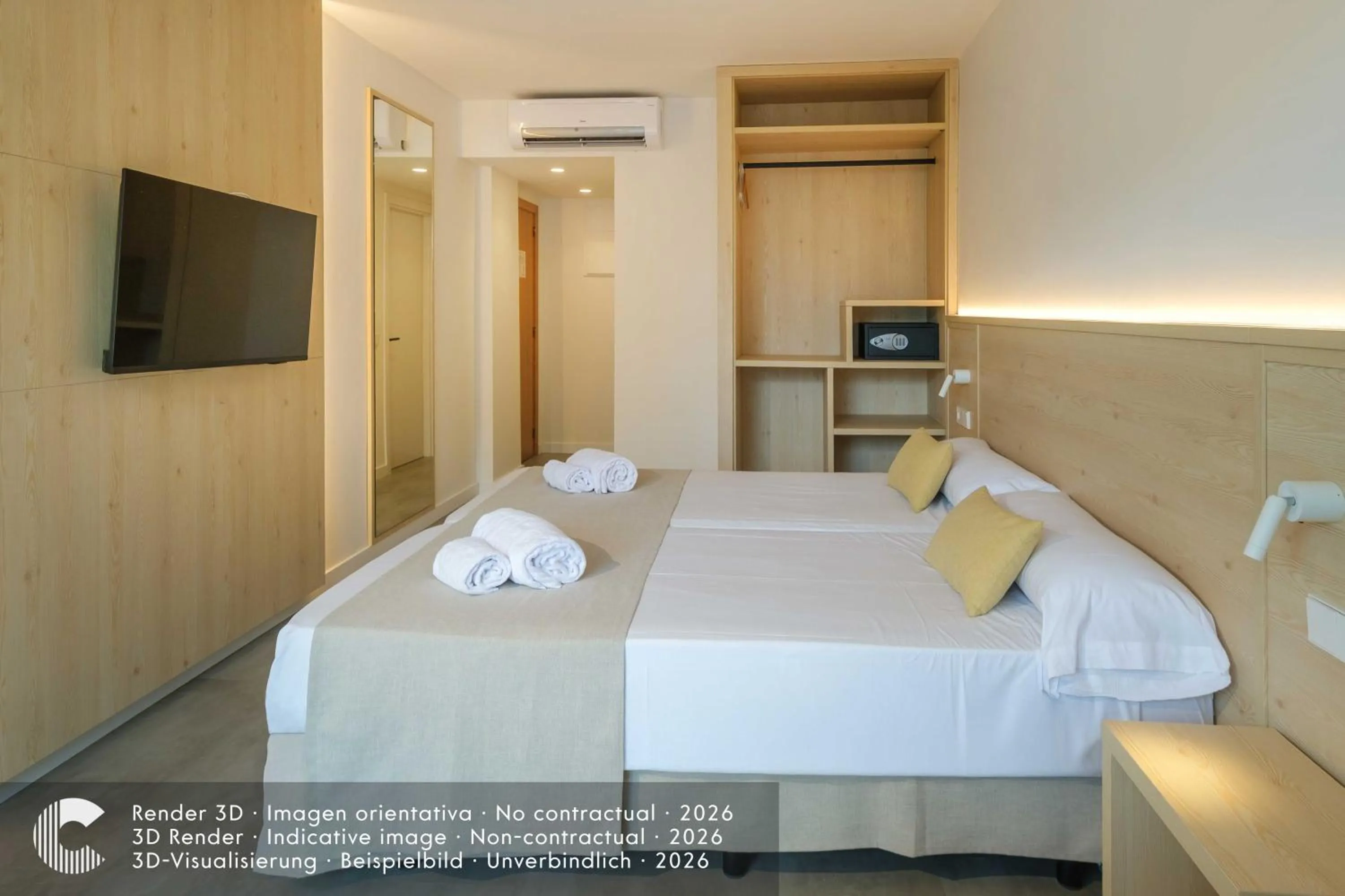 Bed in Cabot Cala Ferrera