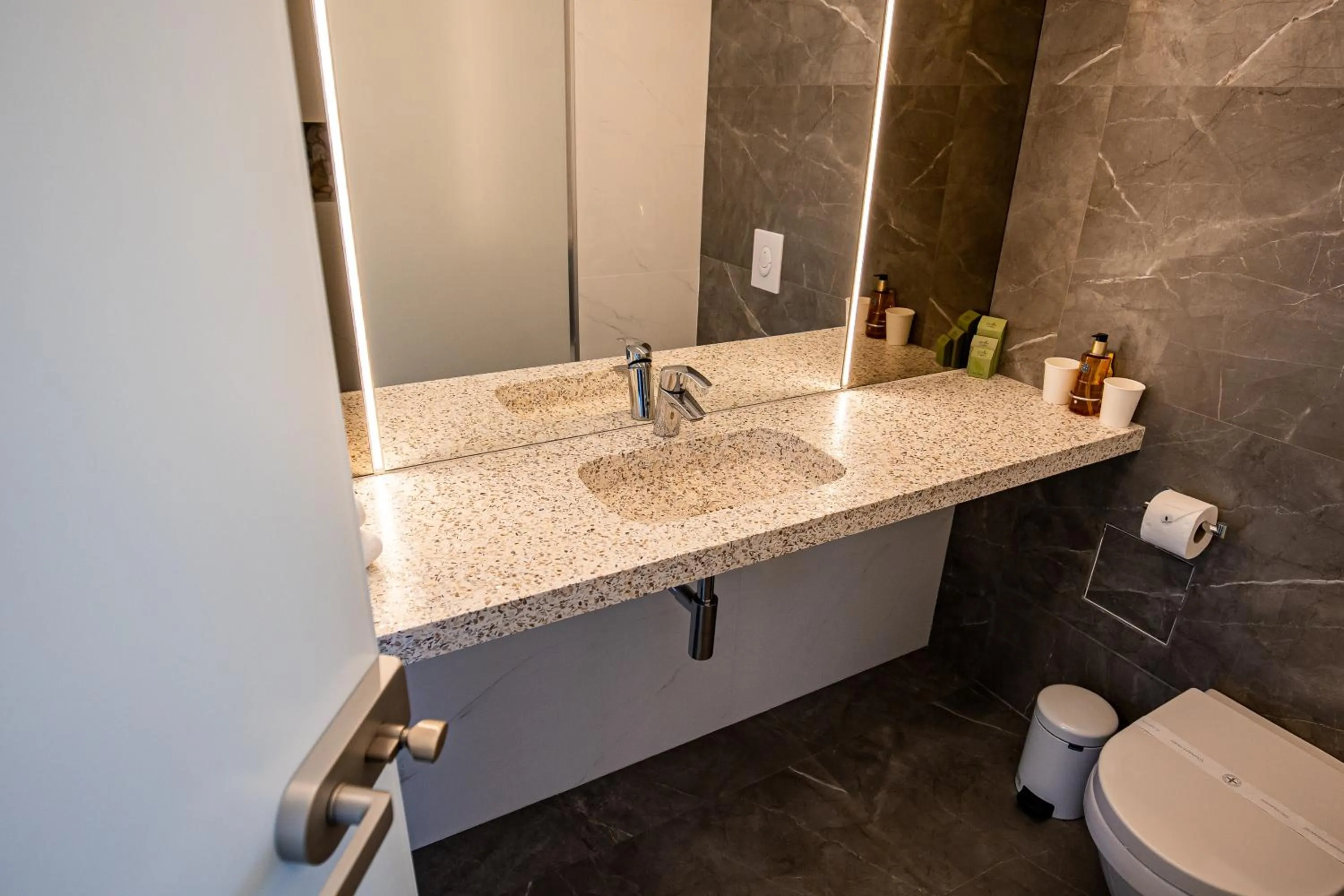 Bathroom in Union Plaza Hotel