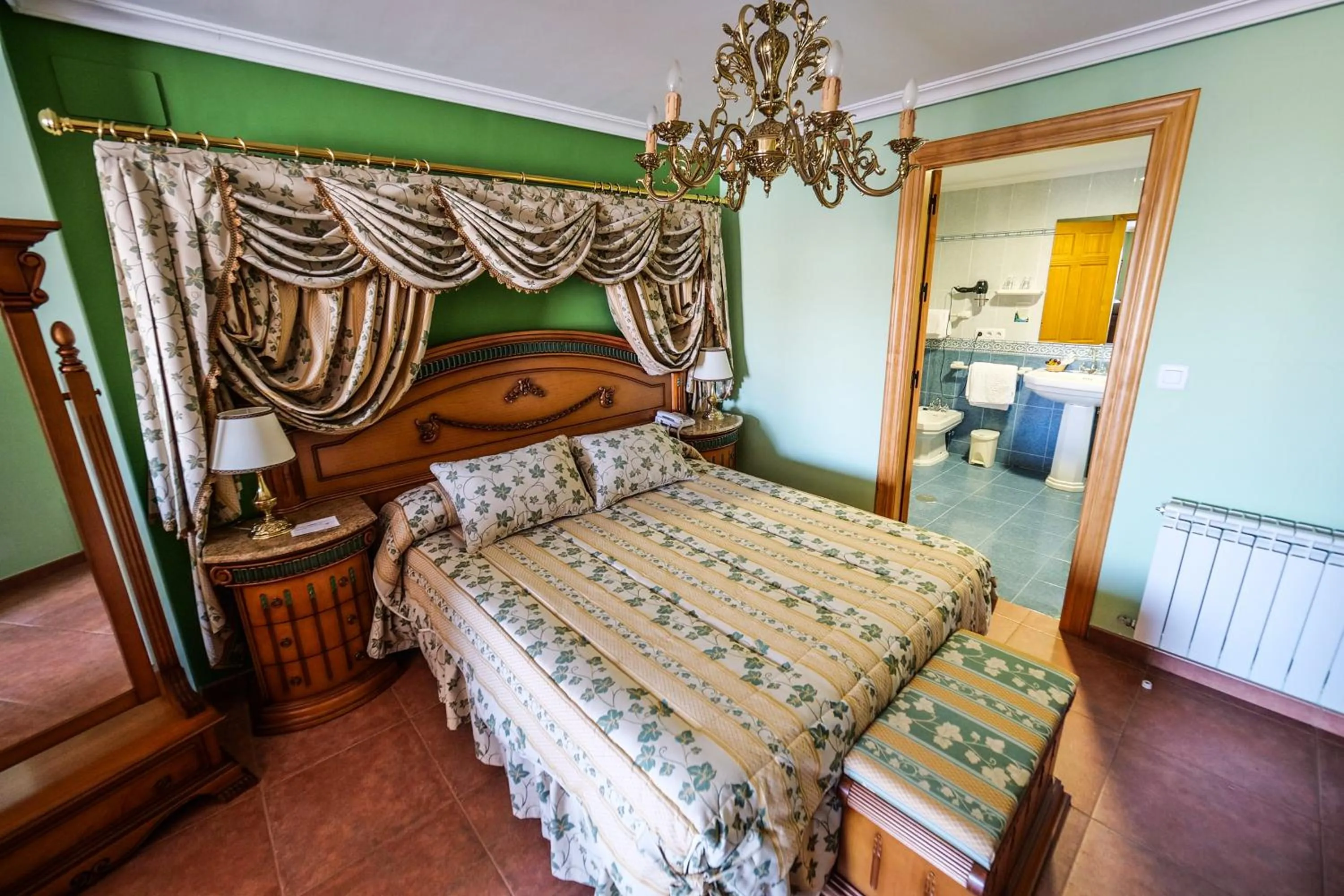 Bed in Hotel Flor de la Mancha