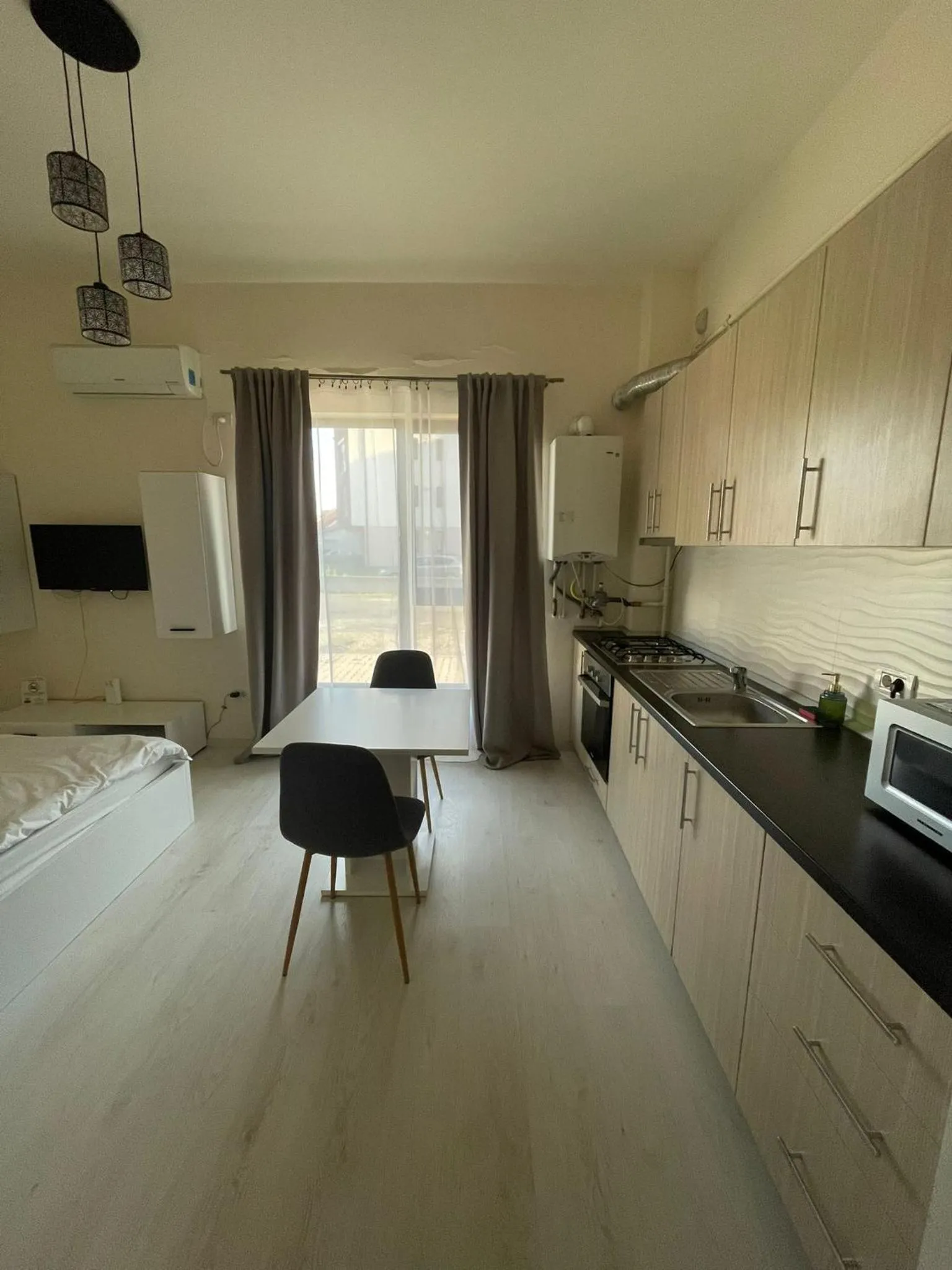 Kitchen or kitchenette in VISAJ Residence