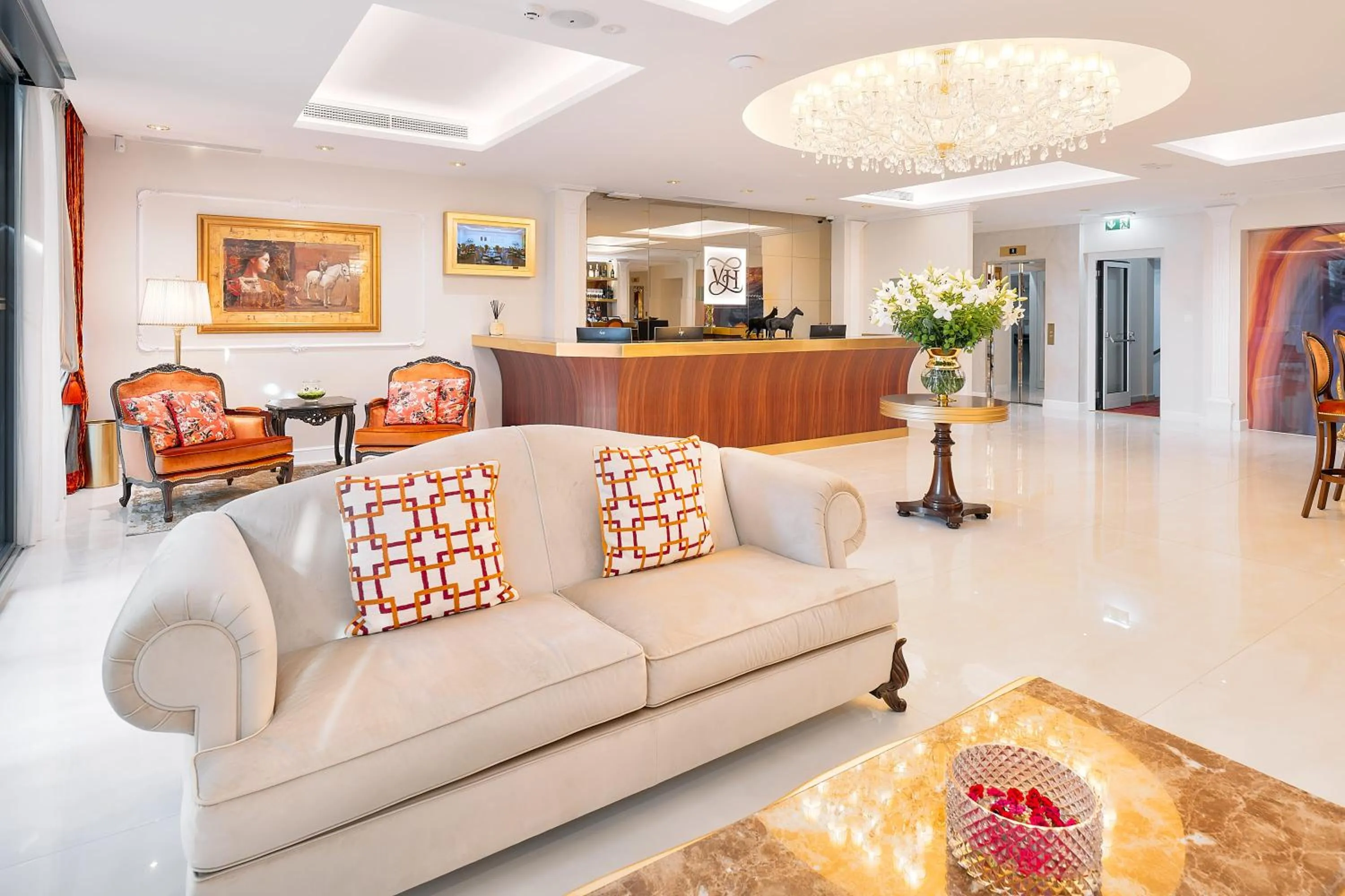 Lobby or reception in Hotel Villa Harmony