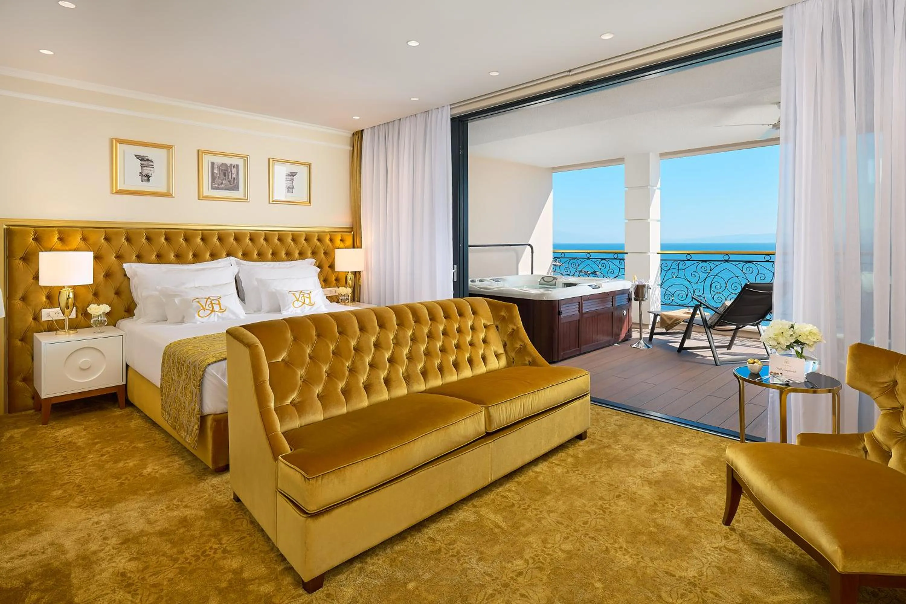 Bed in Hotel Villa Harmony