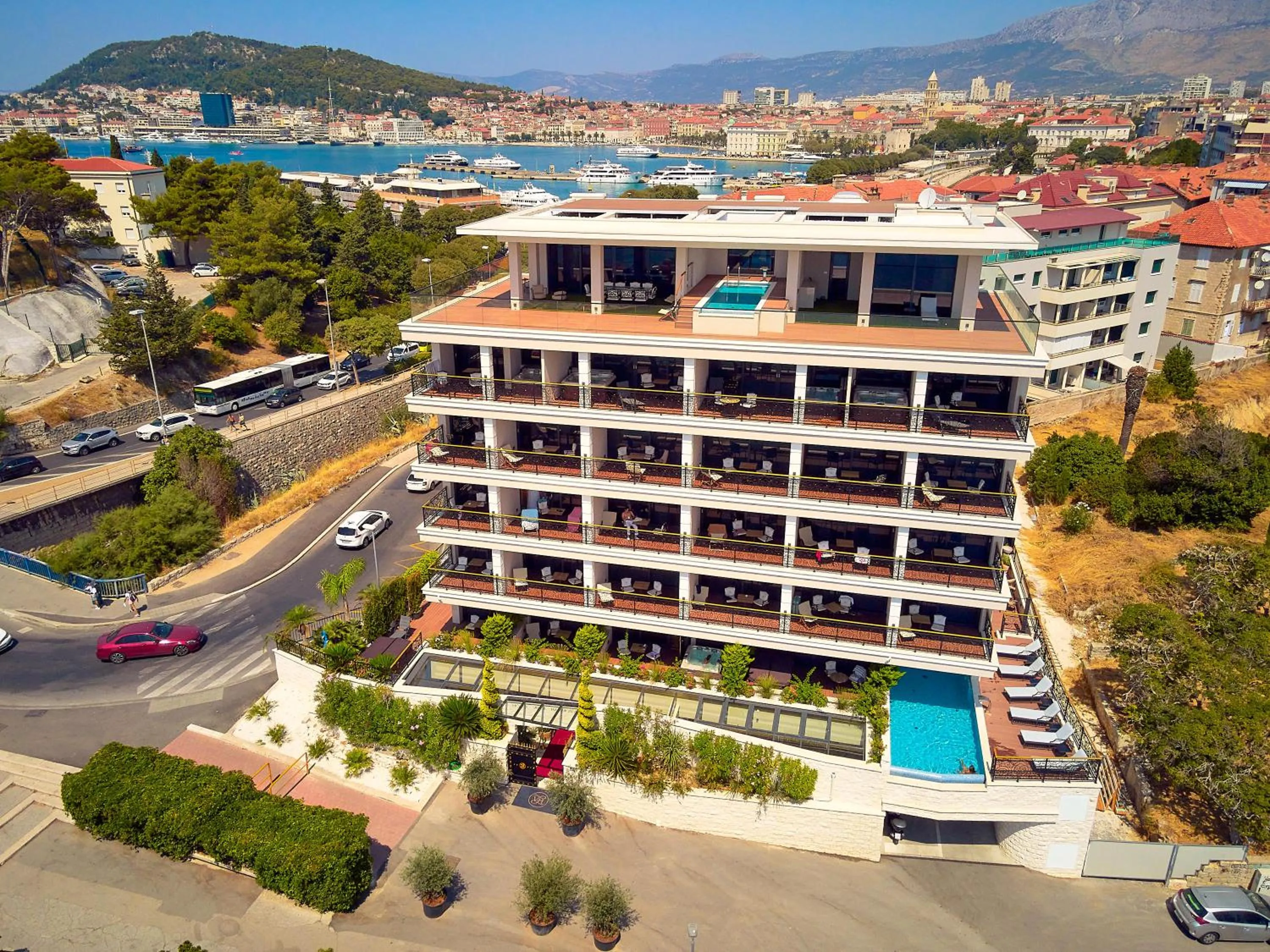 Property building in Hotel Villa Harmony