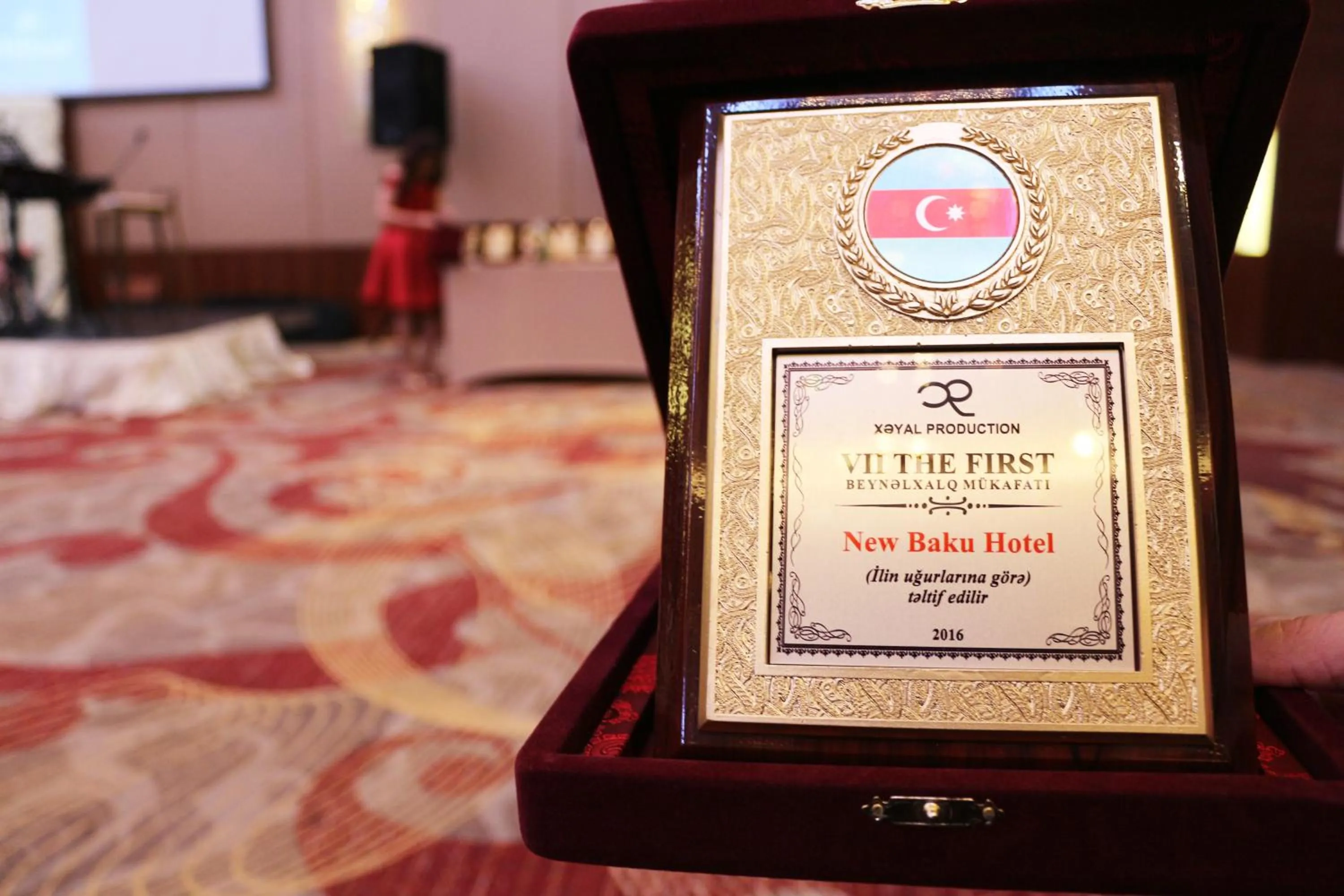 Decorative detail in New Baku Hotel