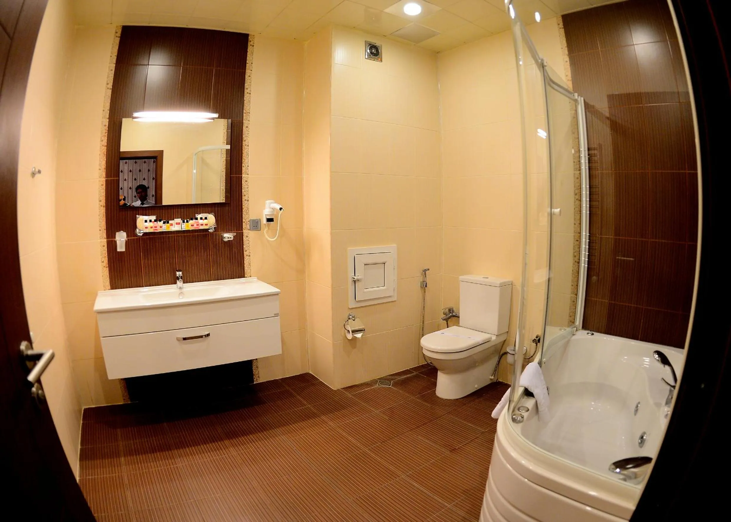 Bathroom in New Baku Hotel