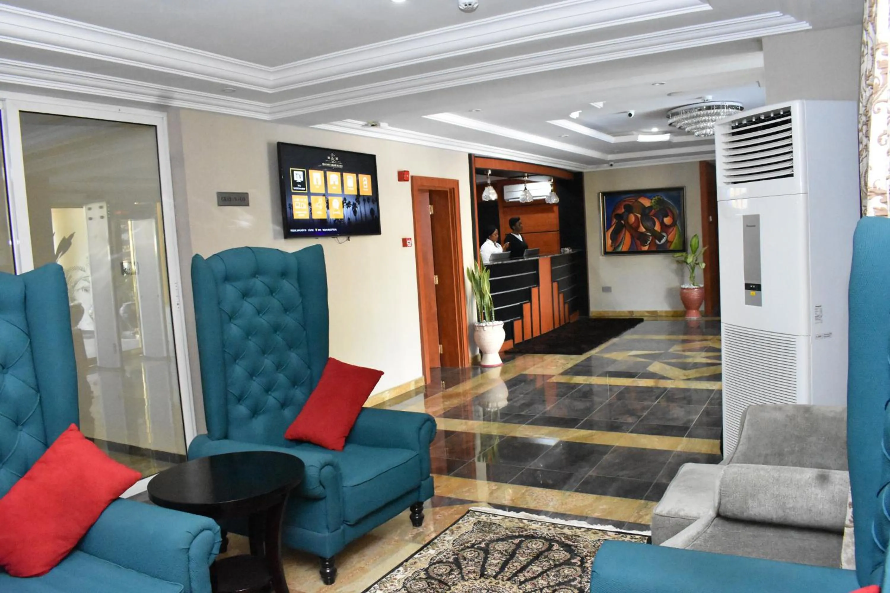 Seating area in Qualibest Grand Hotels