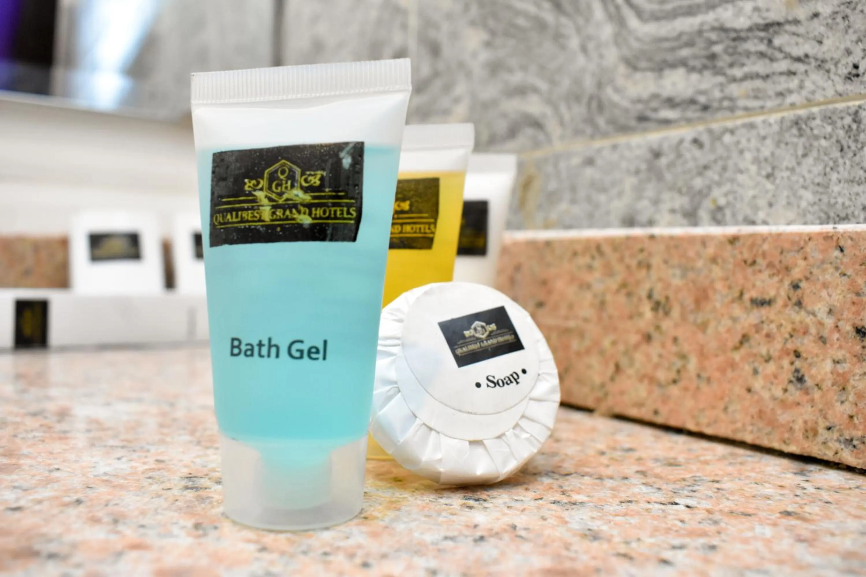 Bathroom in Qualibest Grand Hotels