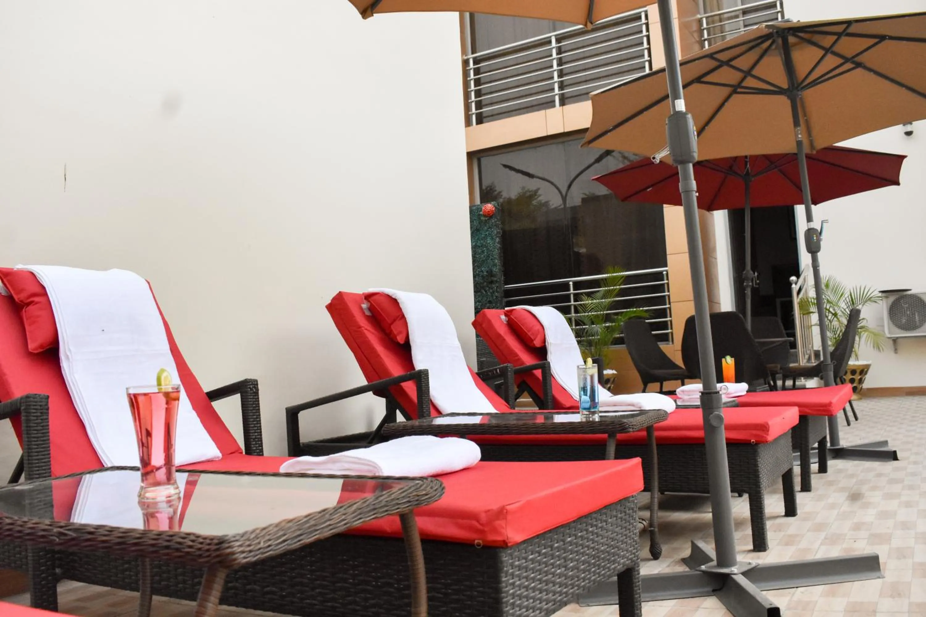 Swimming pool in Qualibest Grand Hotels