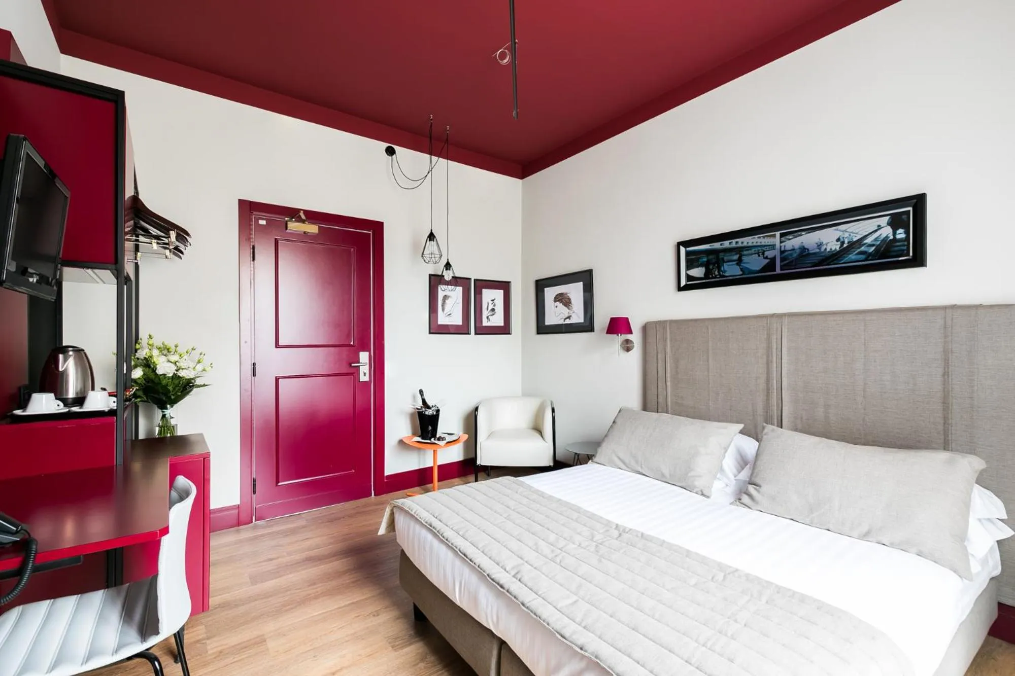 Bedroom, Bed in Hotel La Rovere