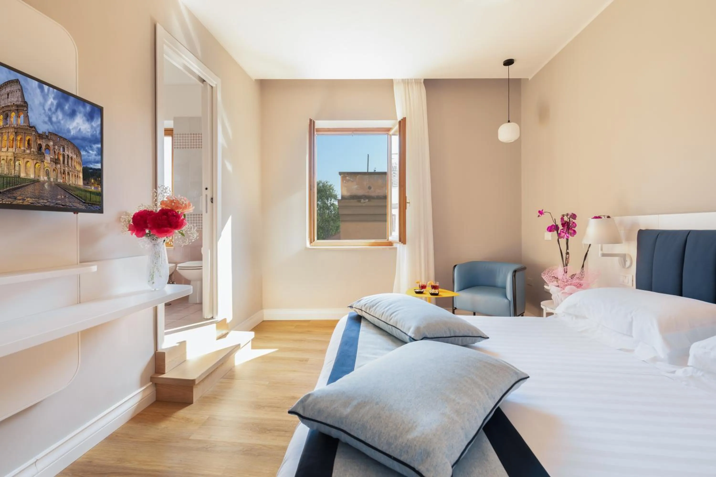 Bed in Hotel La Rovere