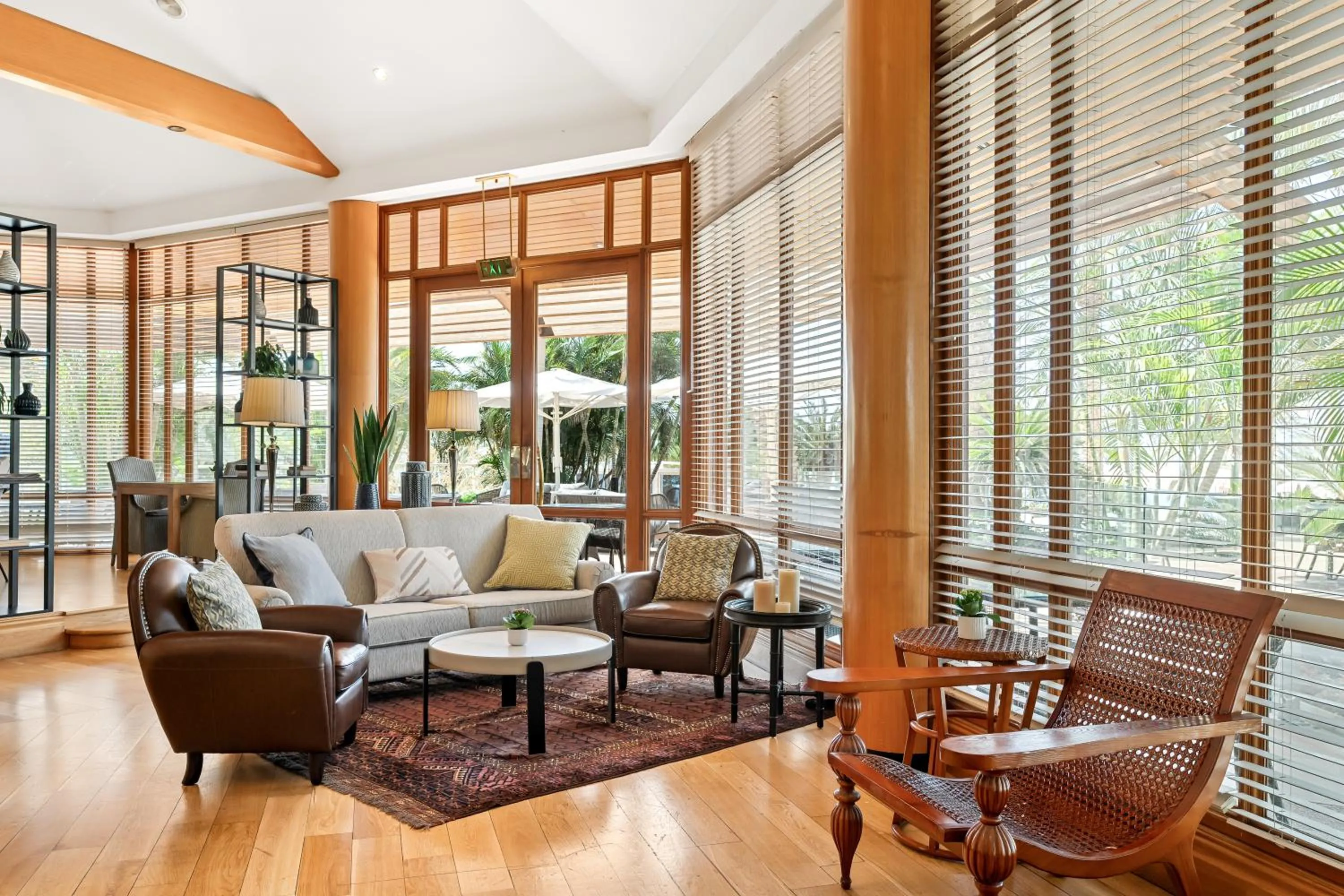 Seating area in Royal Beach Eilat by Isrotel Exclusive