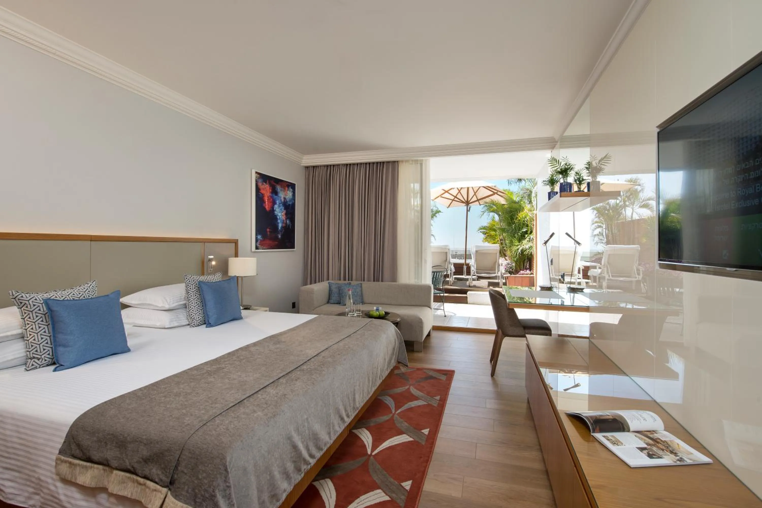 Bed in Royal Beach Eilat by Isrotel Exclusive