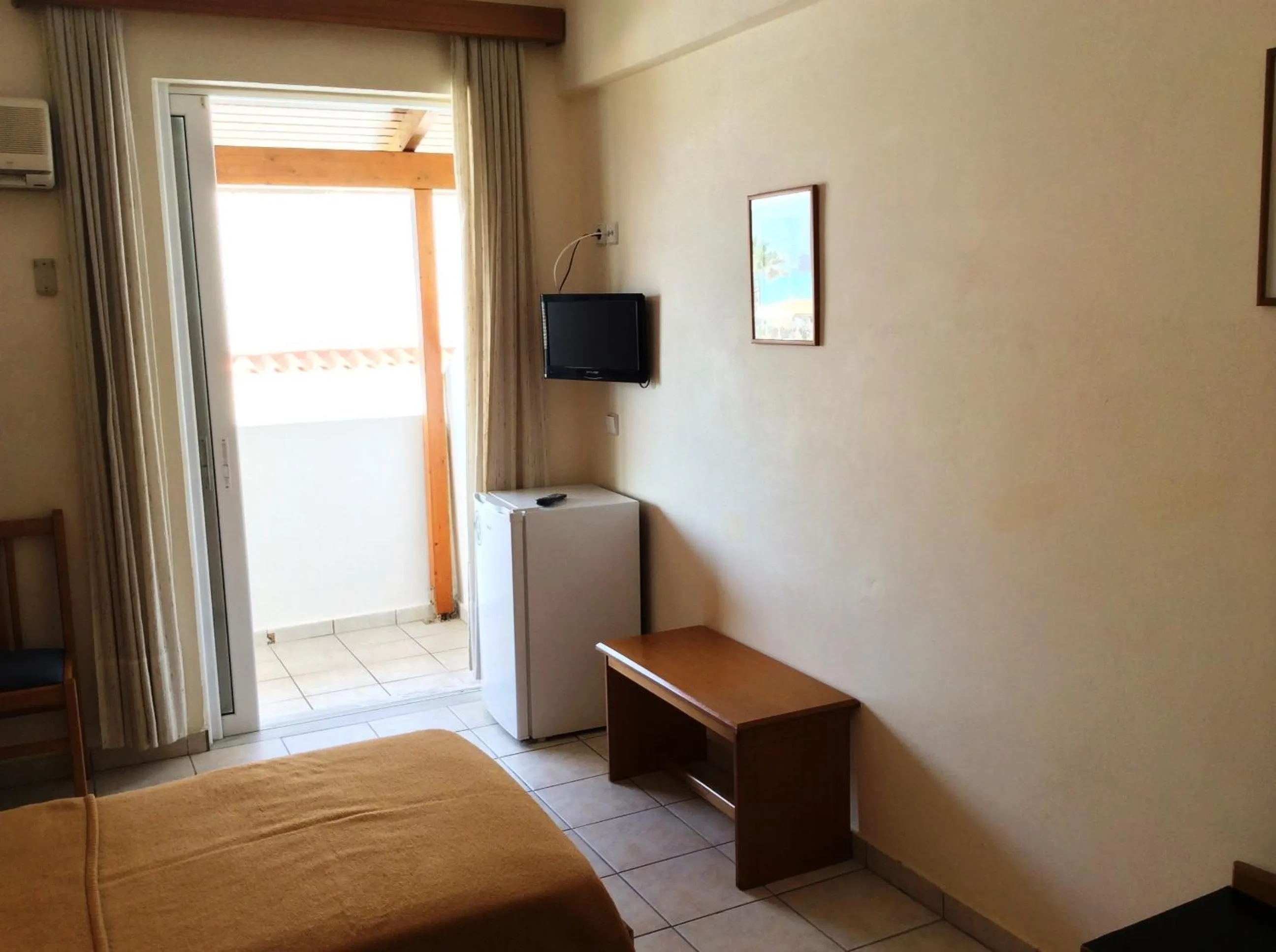 Decorative detail, Bed in Andreolas Beach Hotel