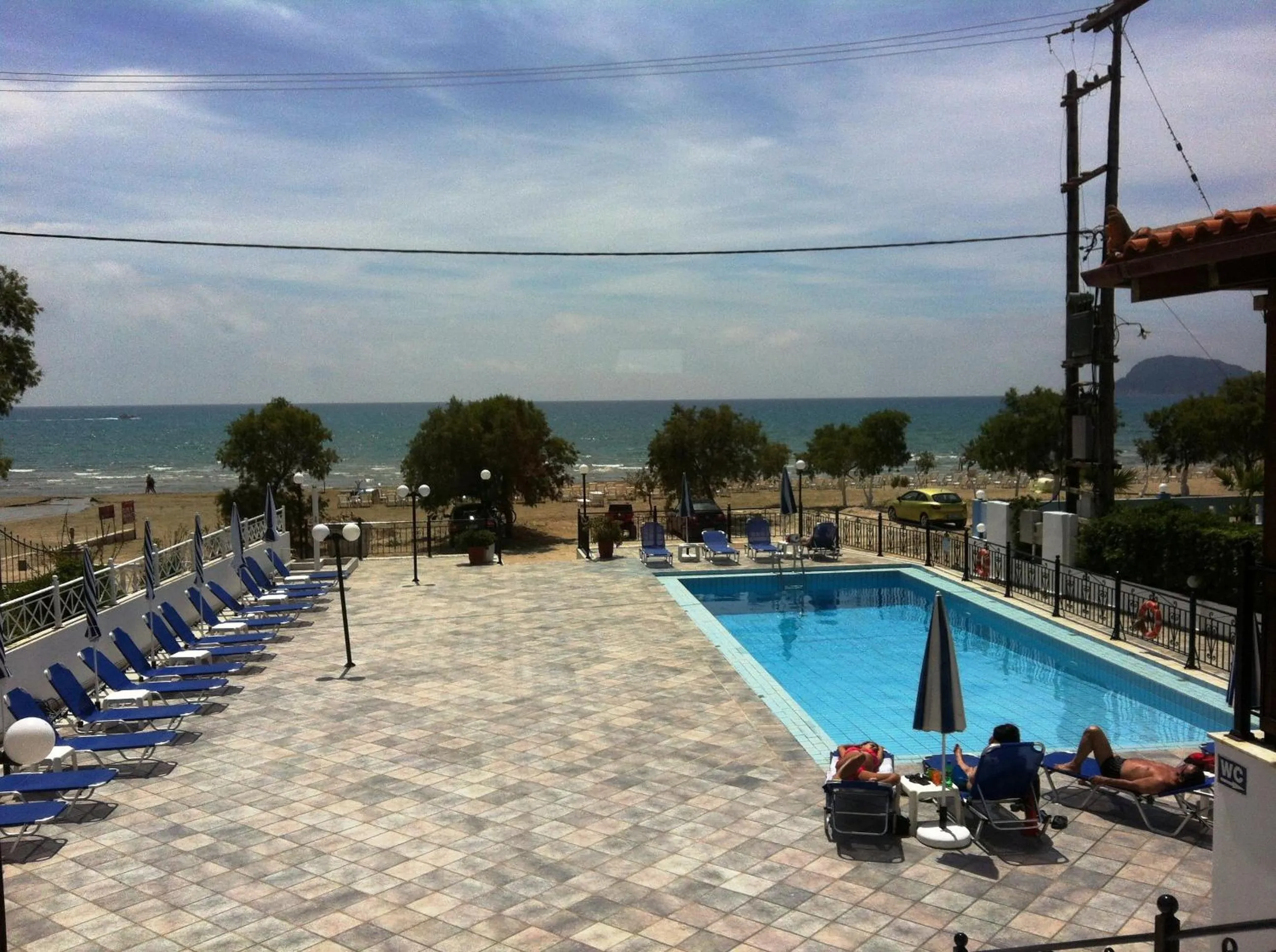 Swimming pool in Andreolas Beach Hotel