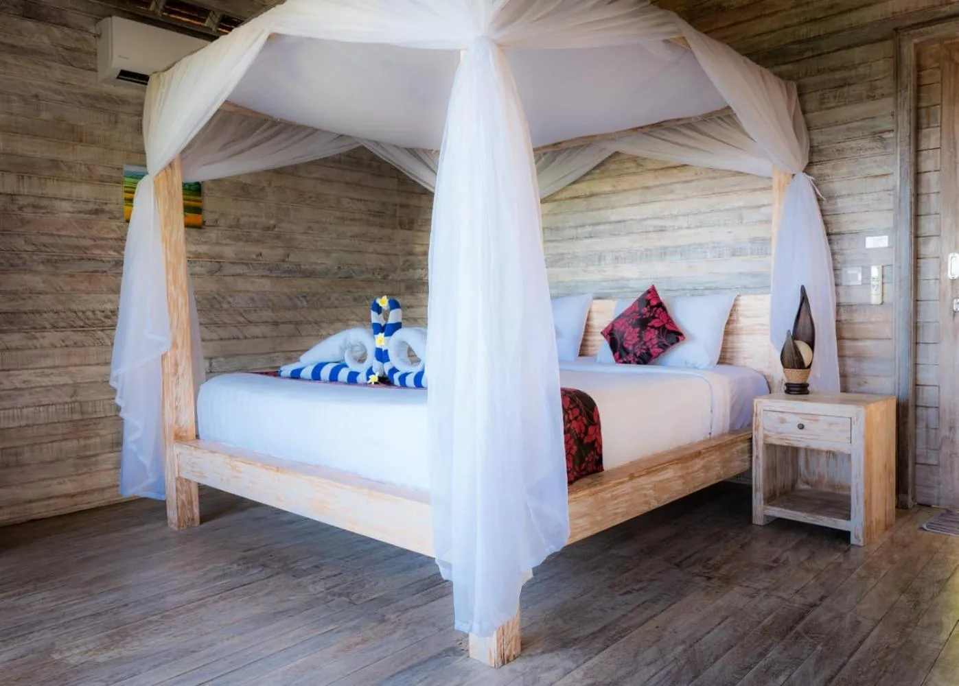 Bed in La Gautch Bungalow