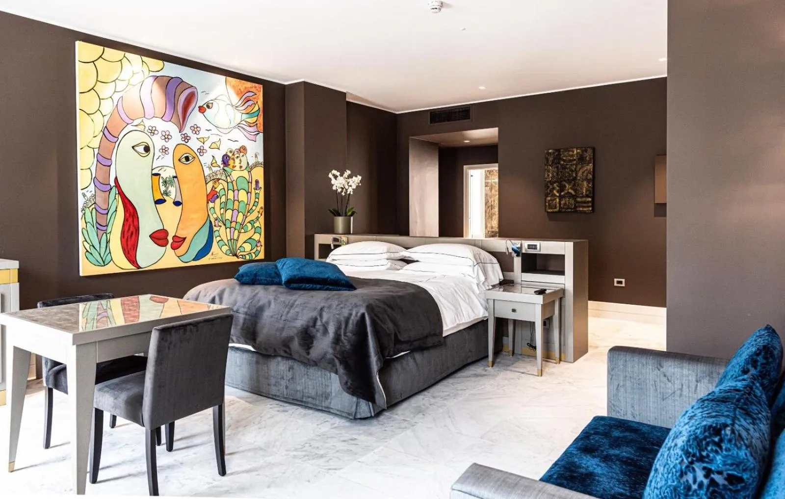 Bedroom, Bed in Palazzo Doglio