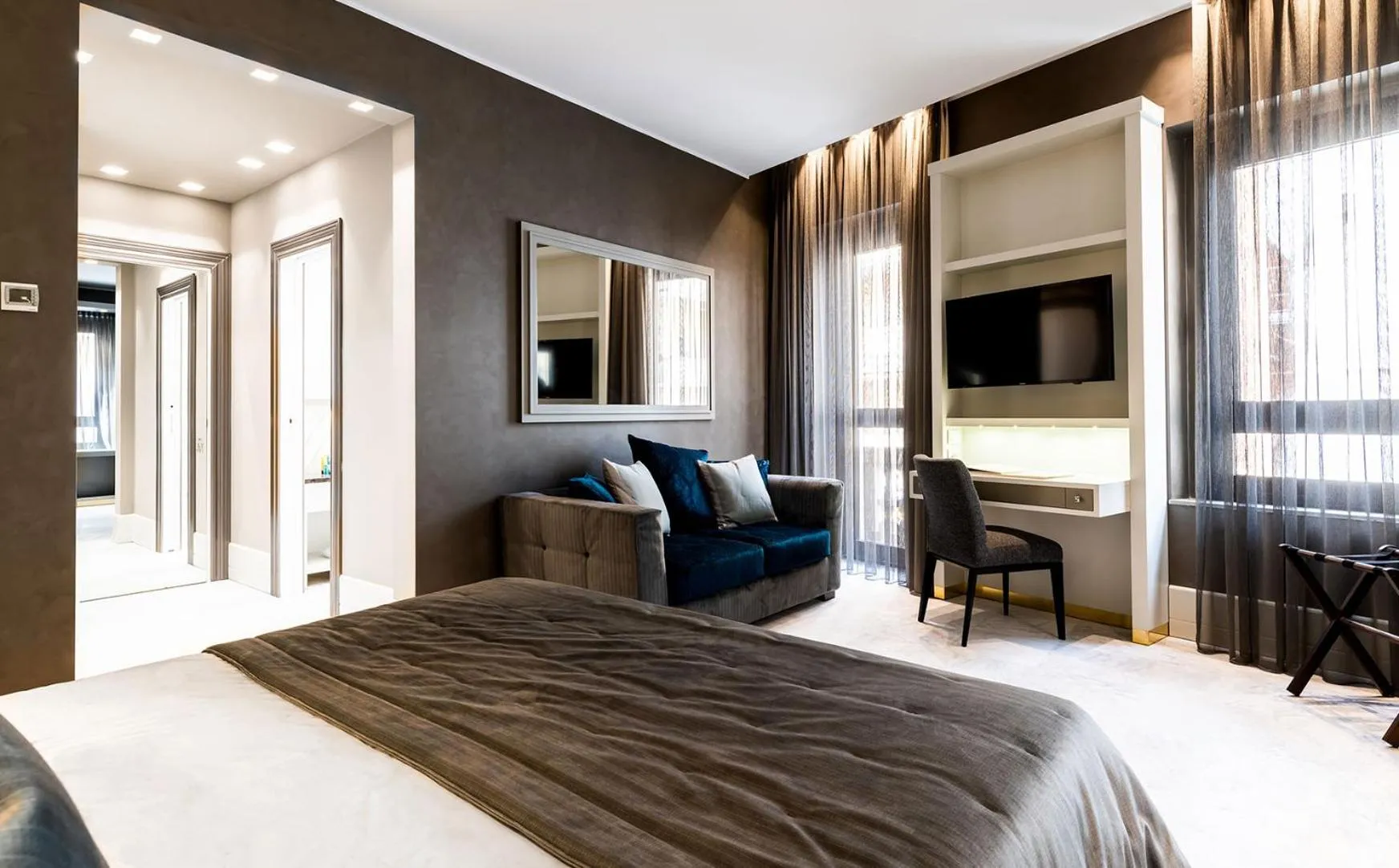 Bedroom, Bed in Palazzo Doglio