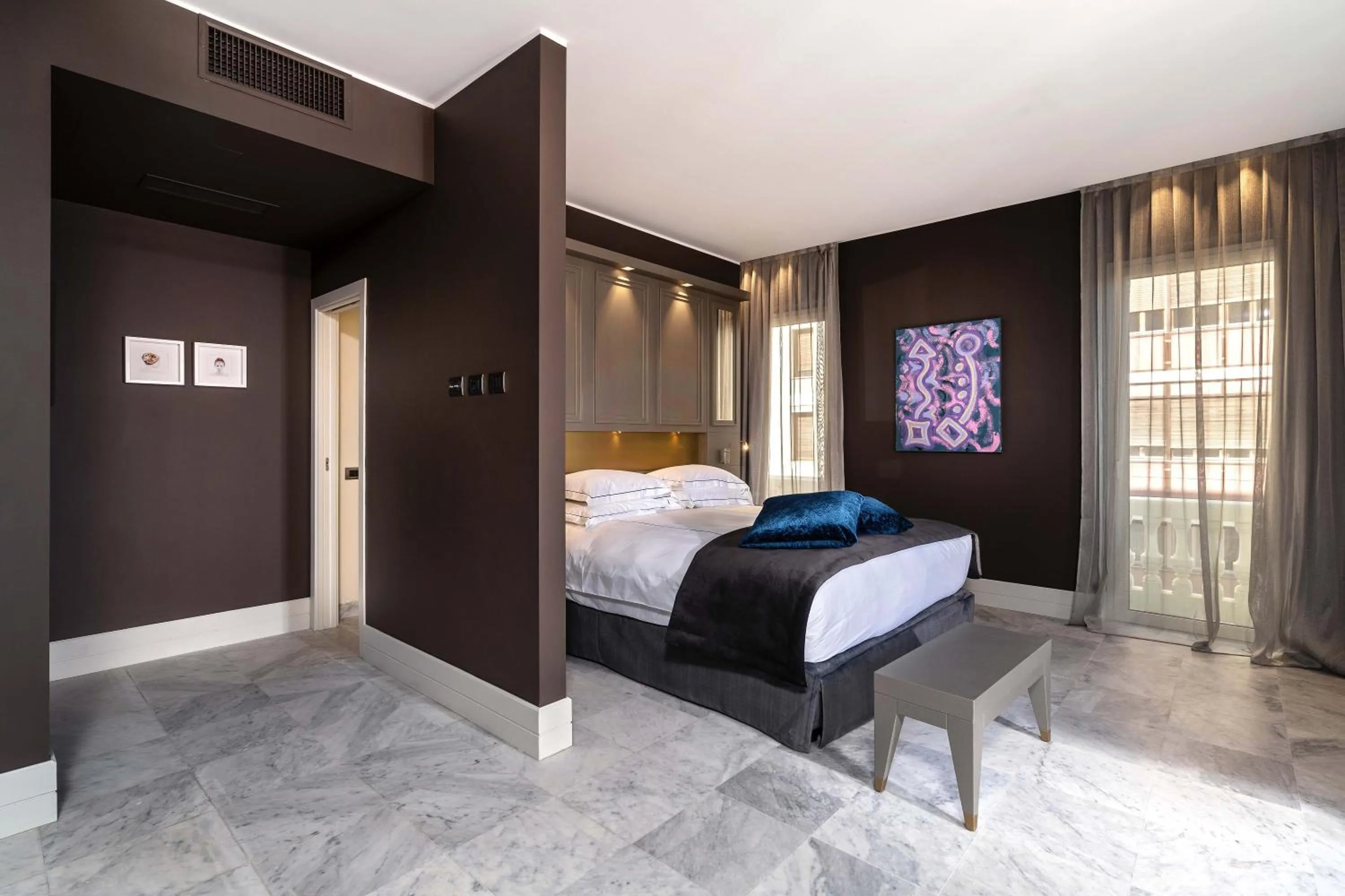 Bedroom, Bed in Palazzo Doglio