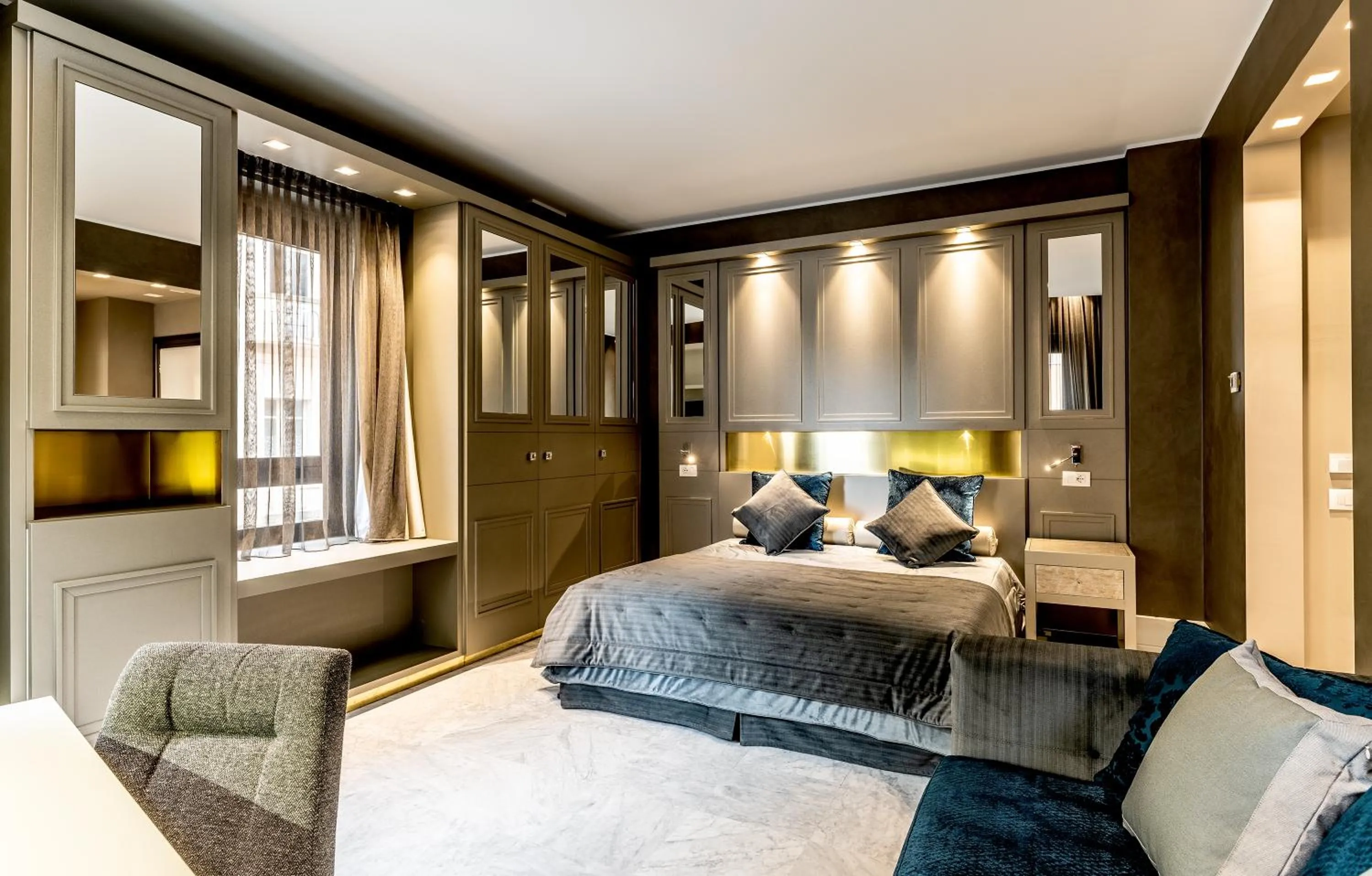 Photo of the whole room, Bed in Palazzo Doglio