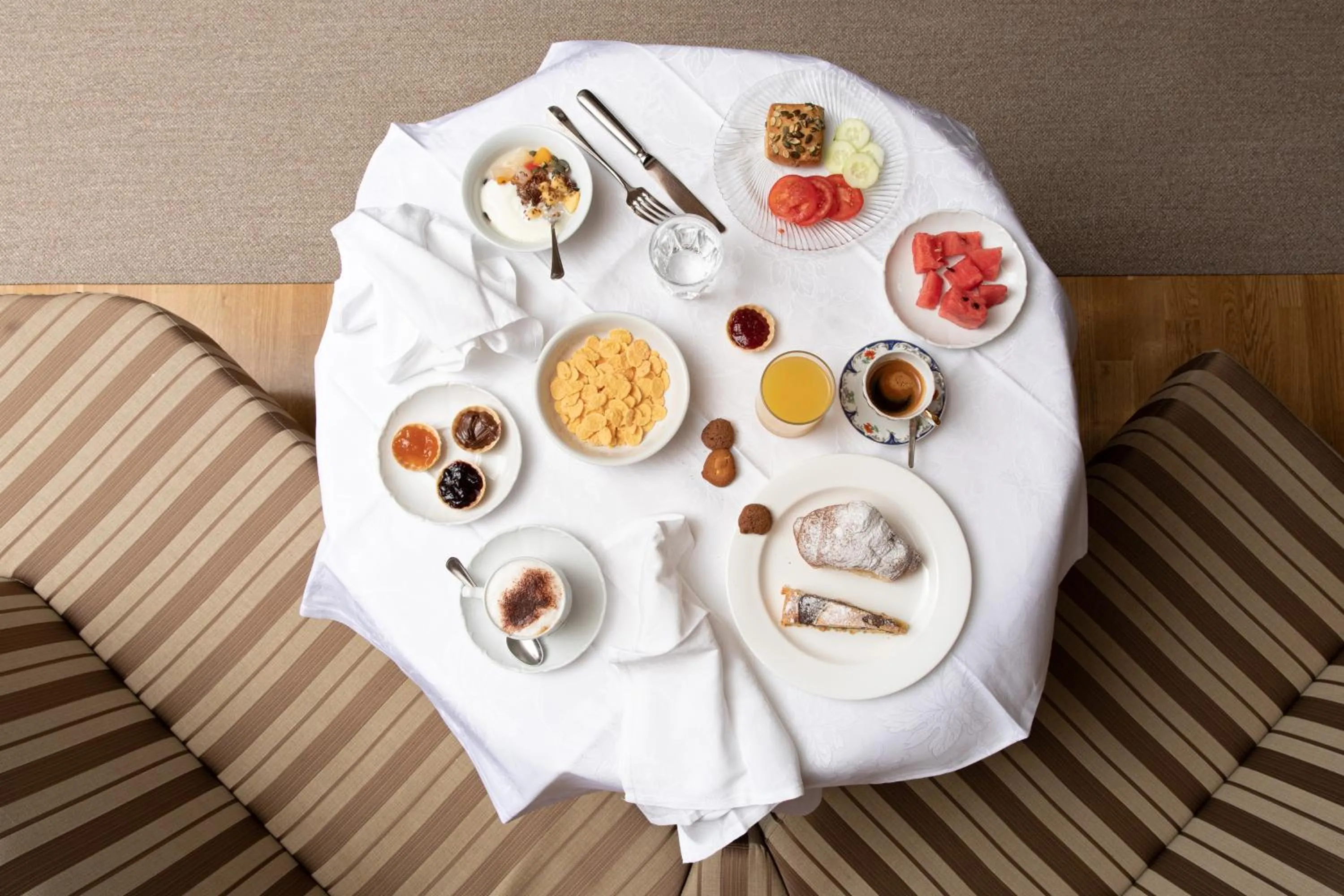 Breakfast in Belvedere Dolomites Flower Hotel