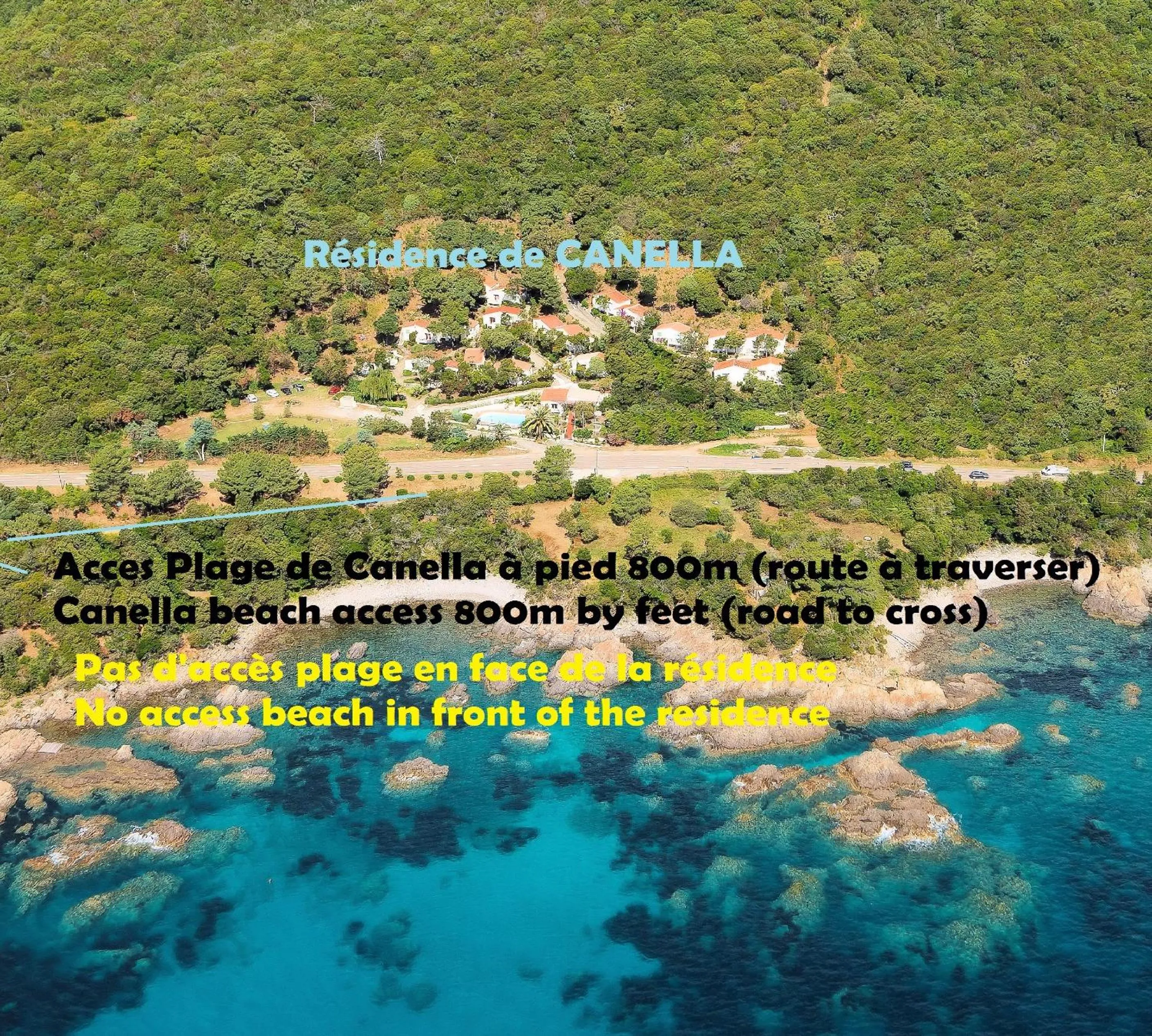 Bird's eye view in Residence Canella