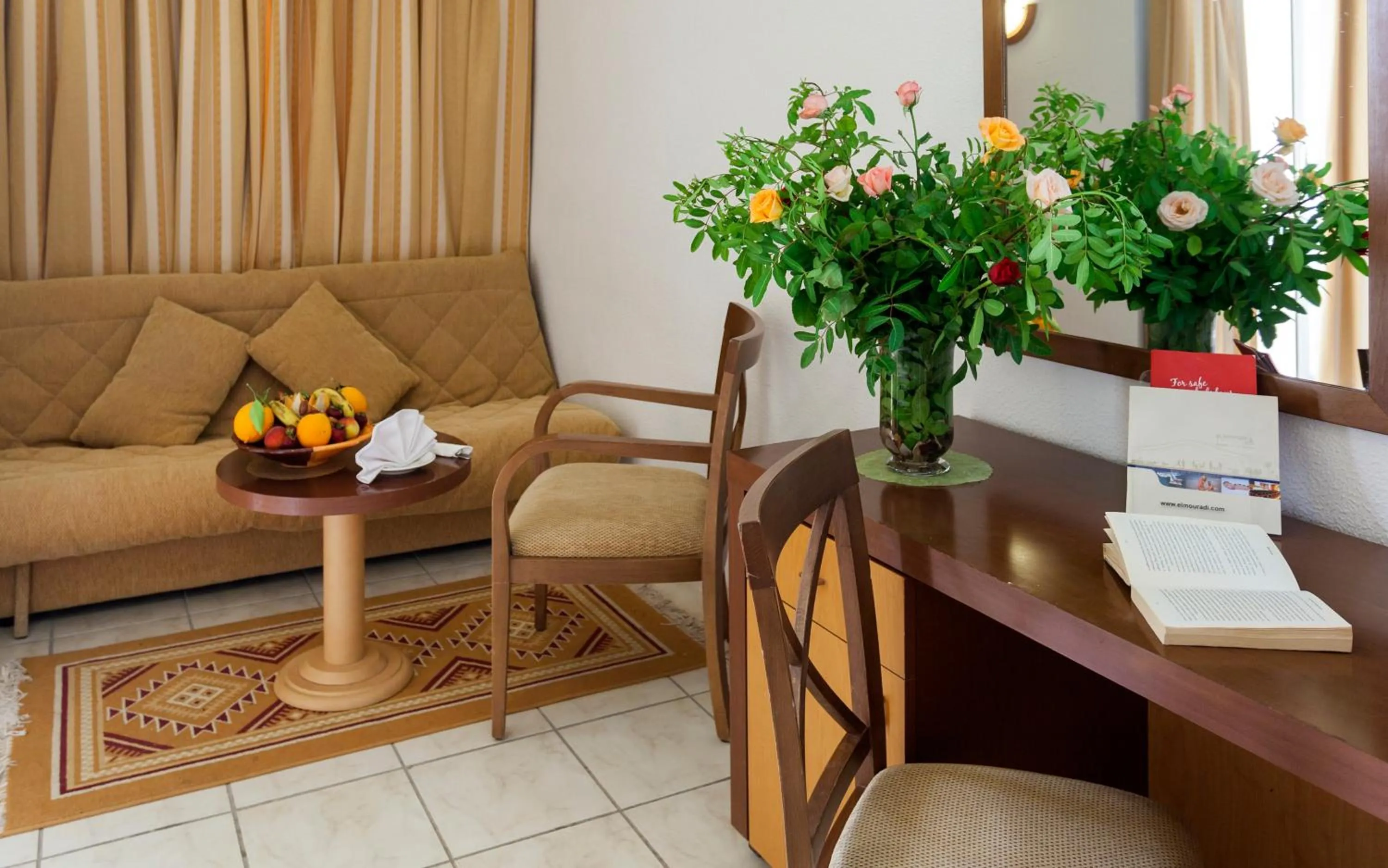 Seating area in El Mouradi Tozeur