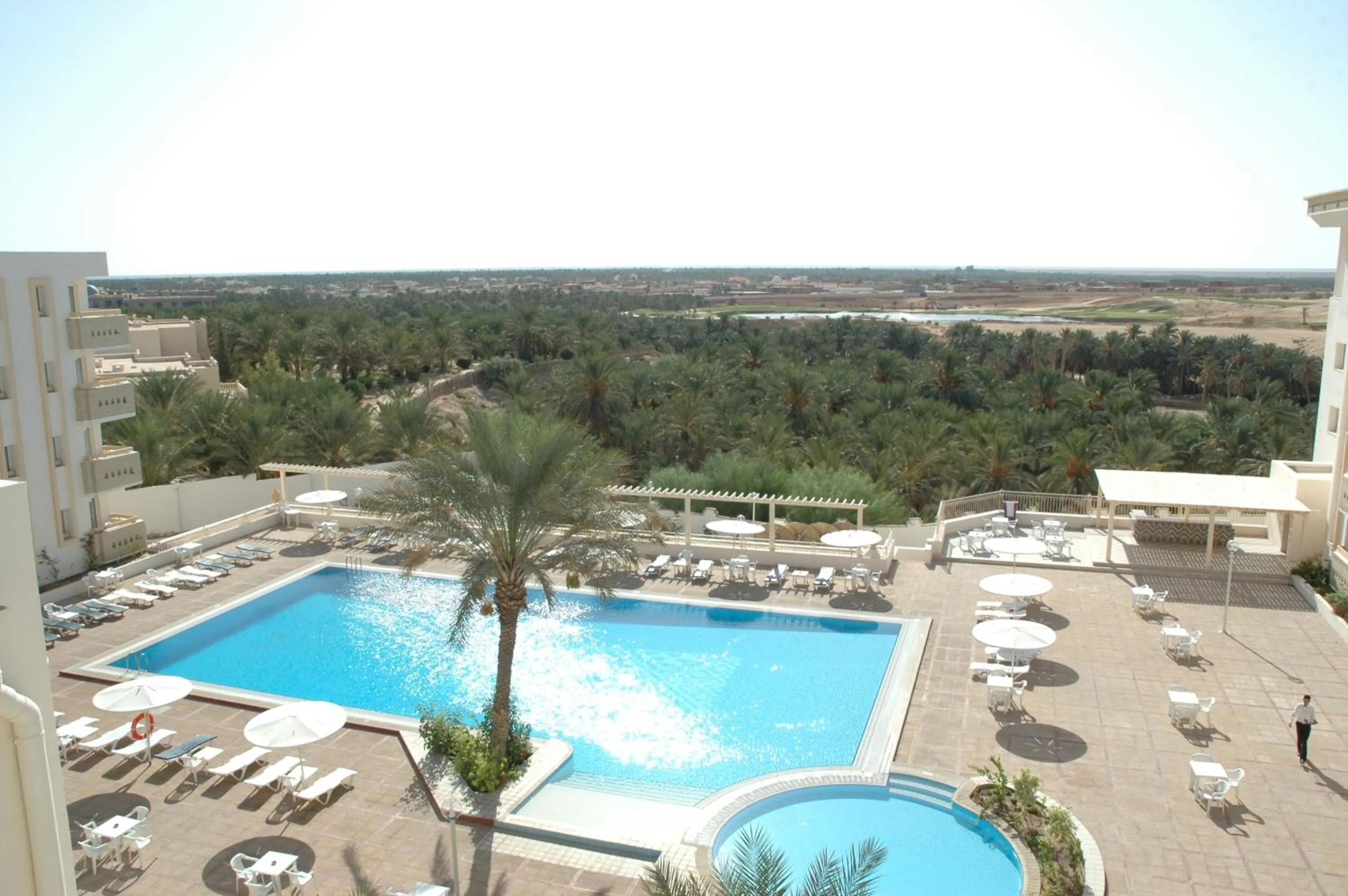 Pool view in El Mouradi Tozeur