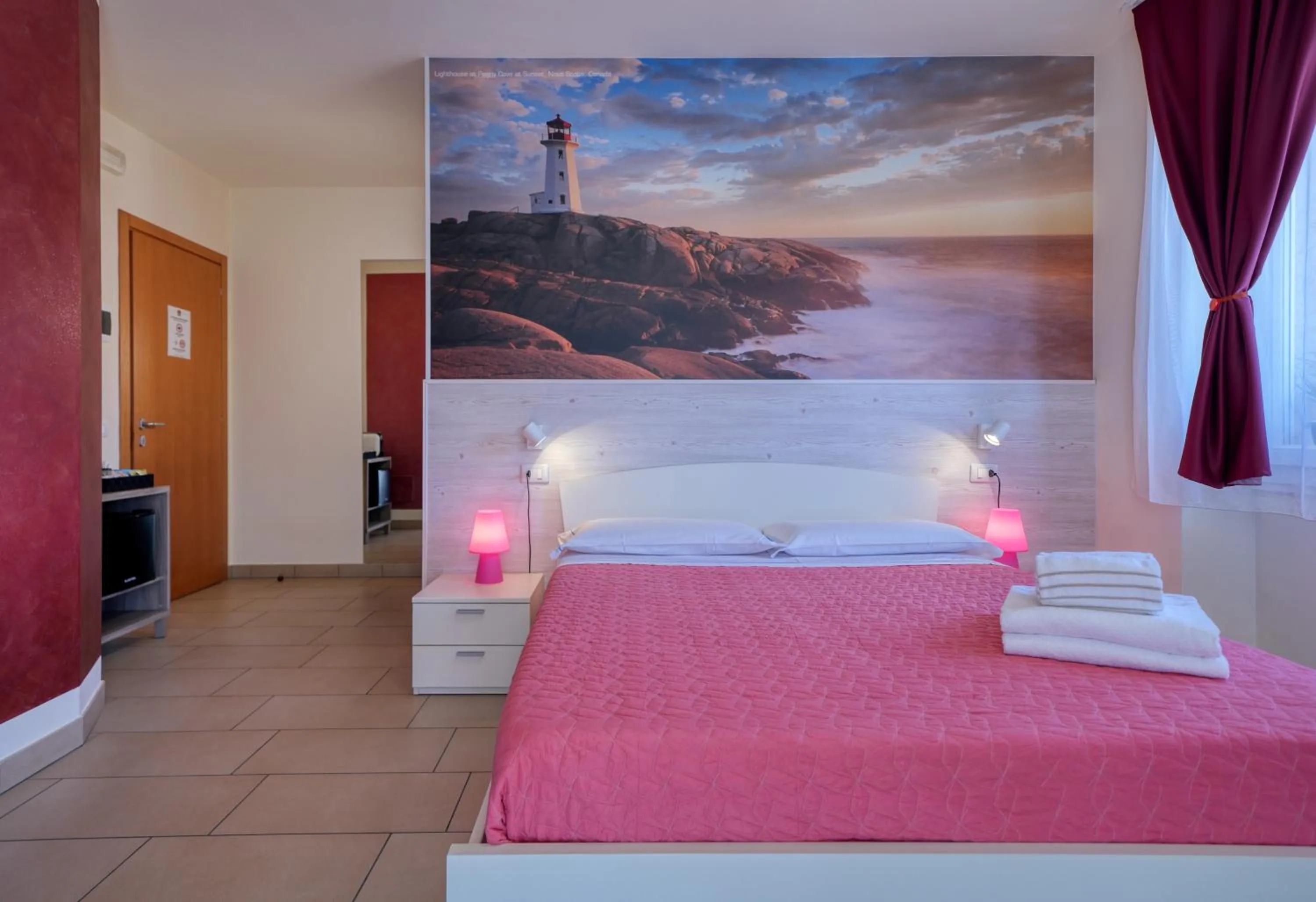 Bed in The Lighthouse Rooms