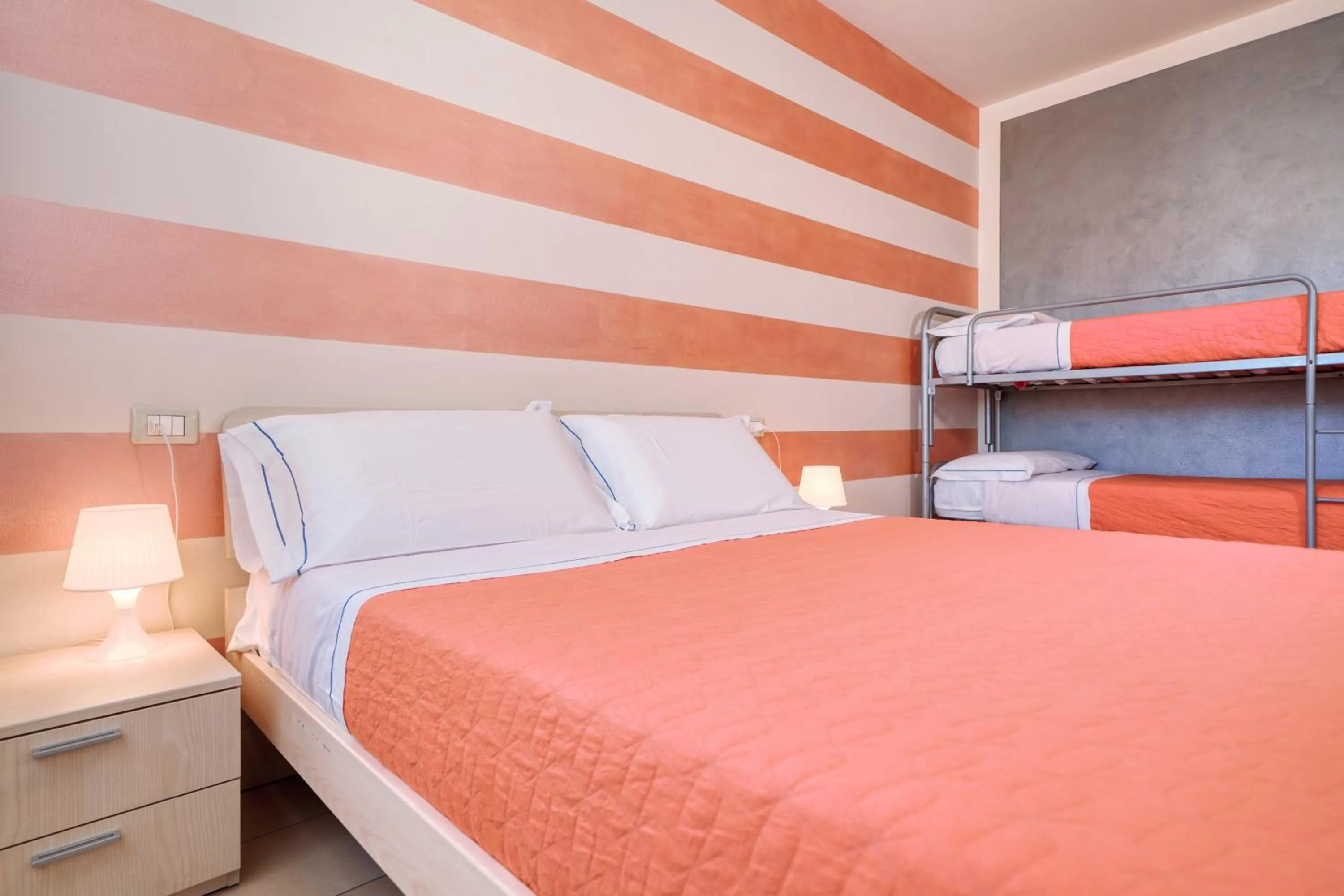 Bed in The Lighthouse Rooms