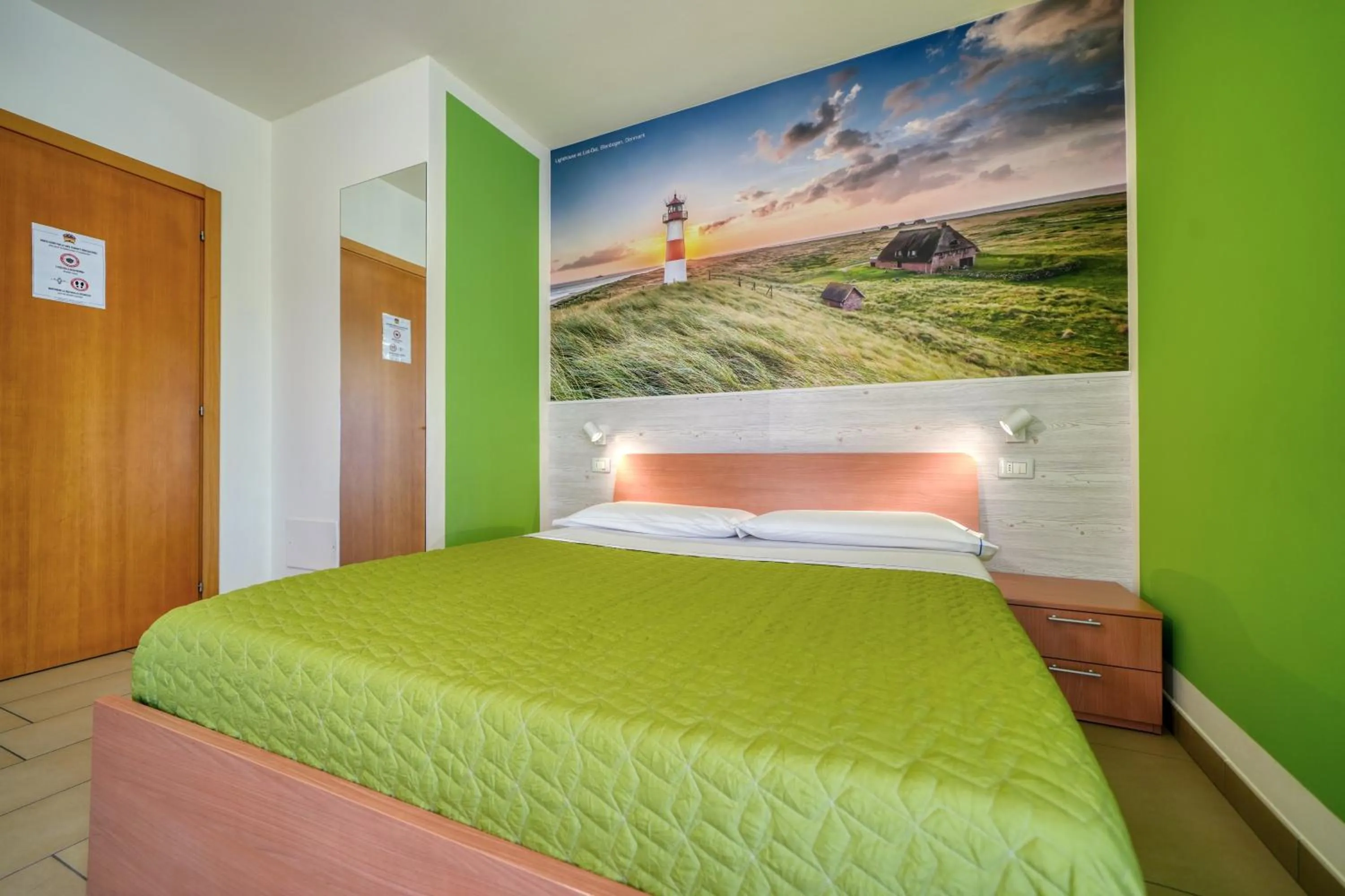 Bed in The Lighthouse Rooms