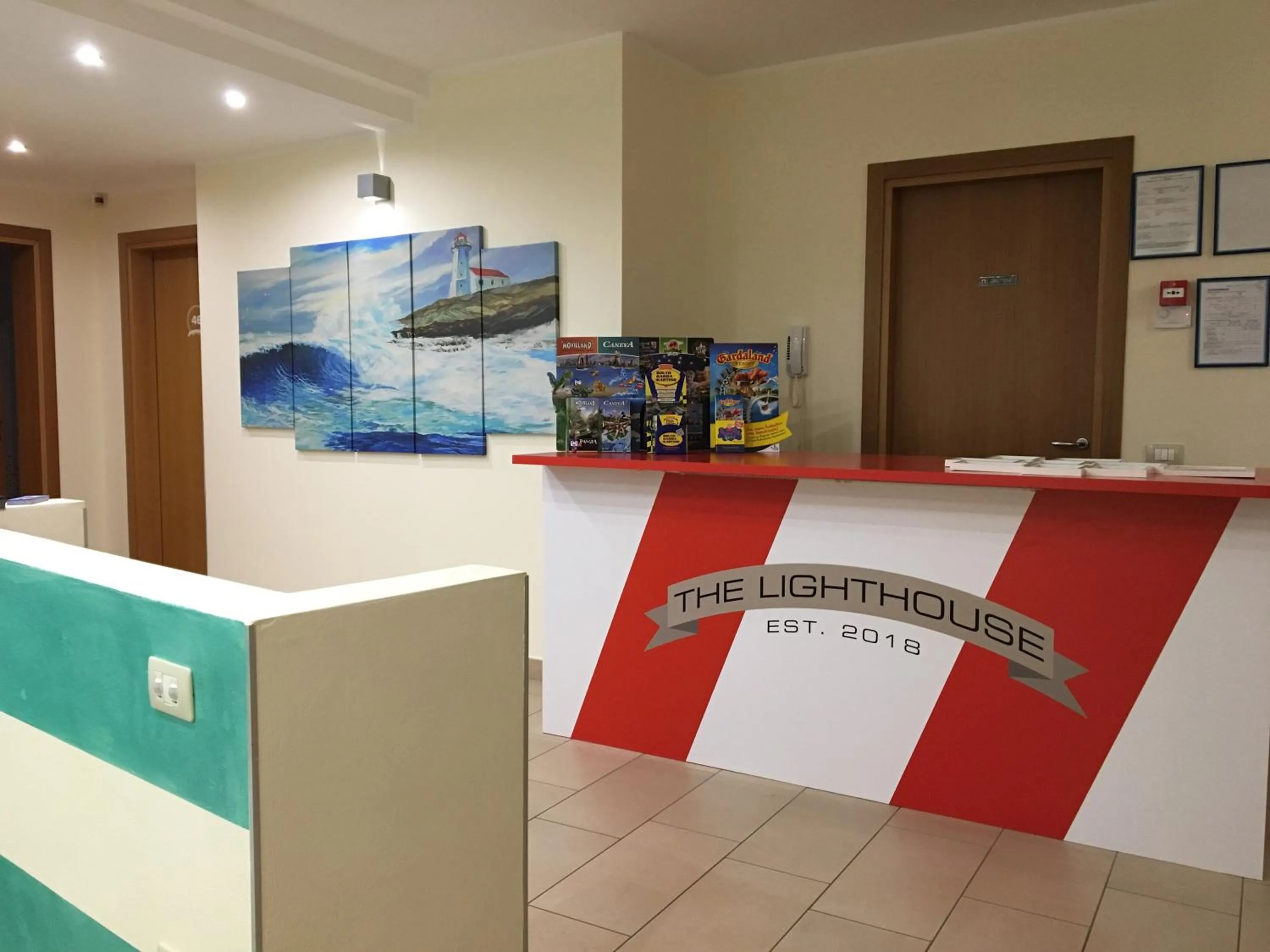 Lobby or reception in The Lighthouse Rooms