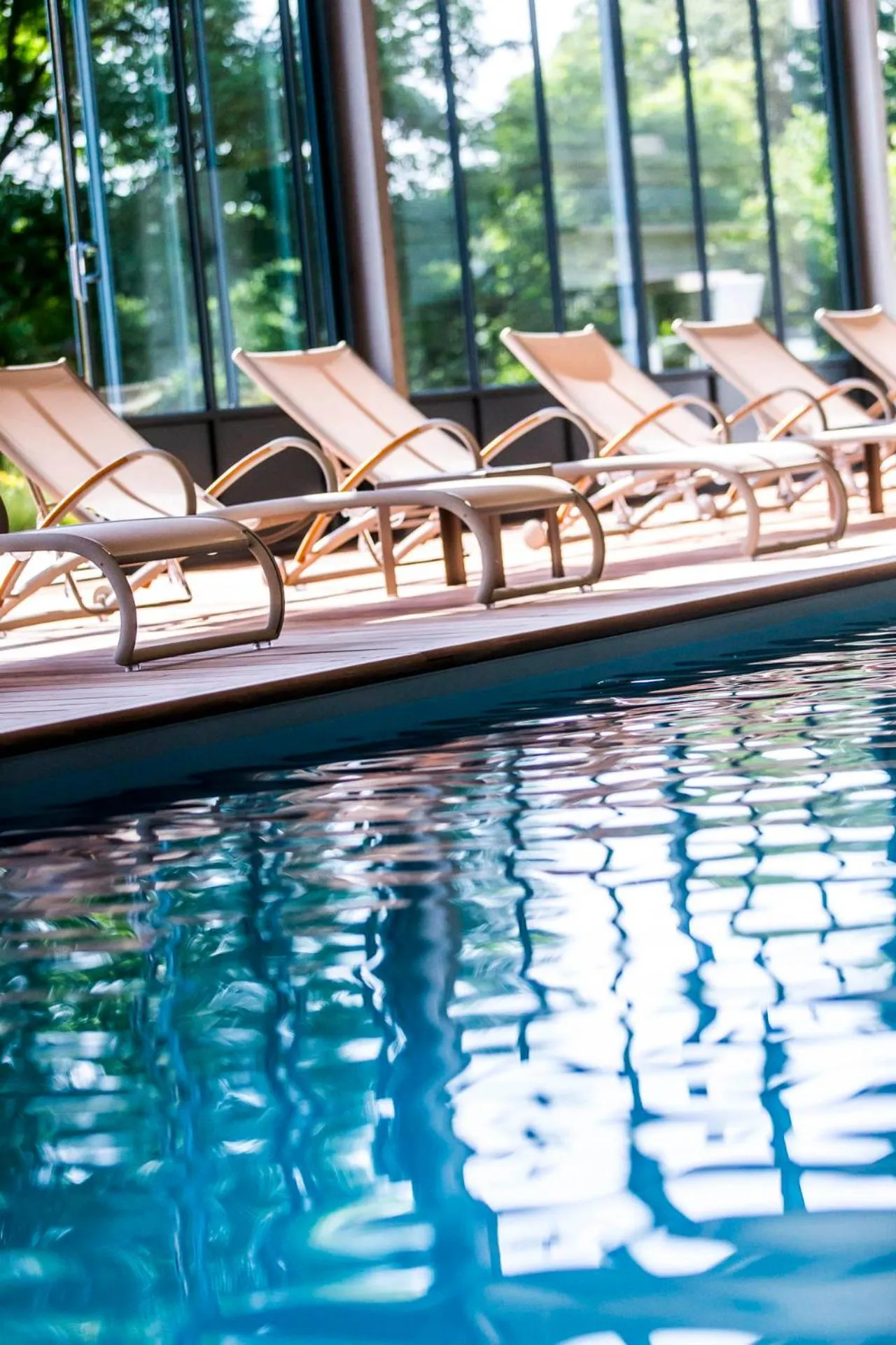 Pool view in Le Clos de Grâce