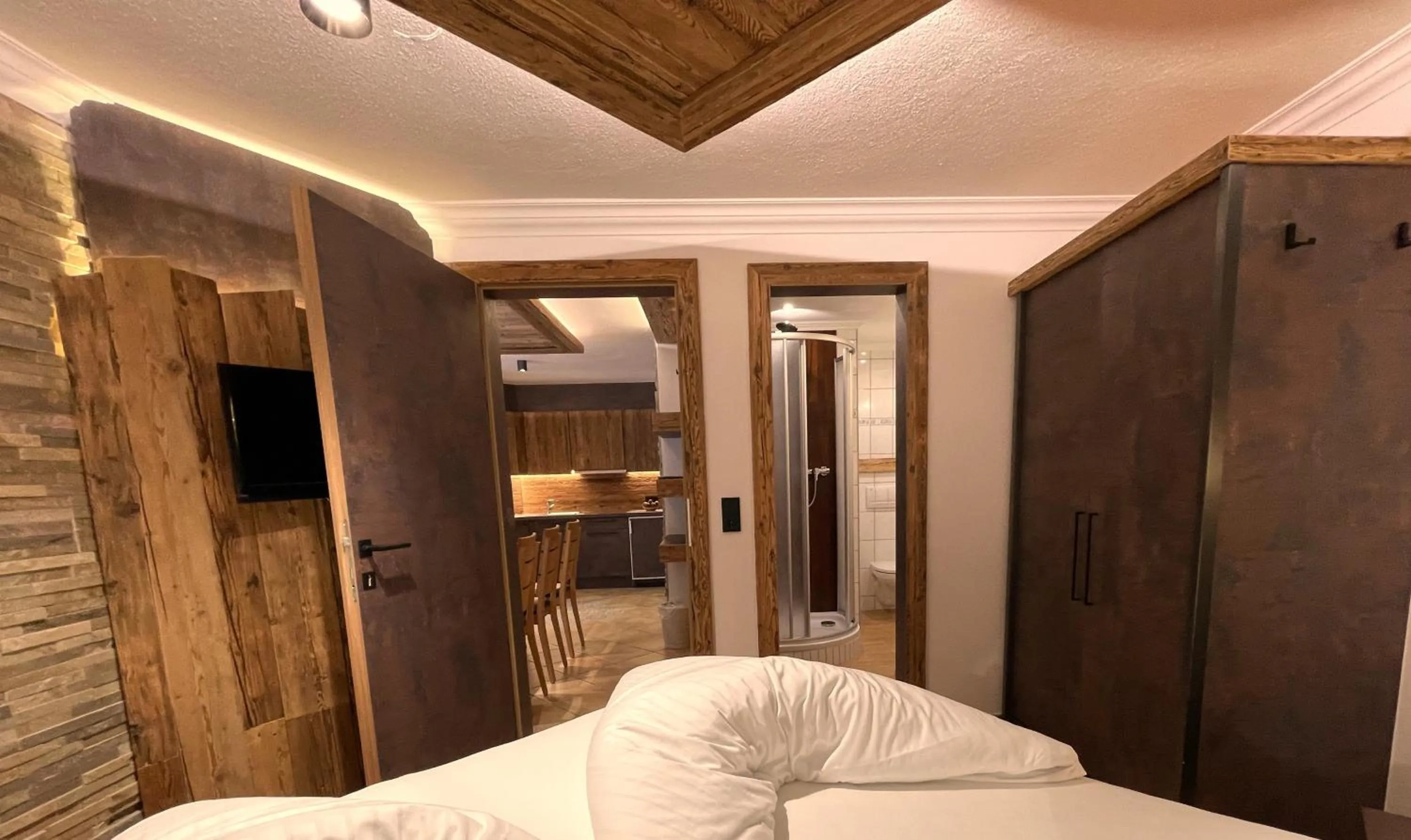 Bed in Hotel Garni Ida