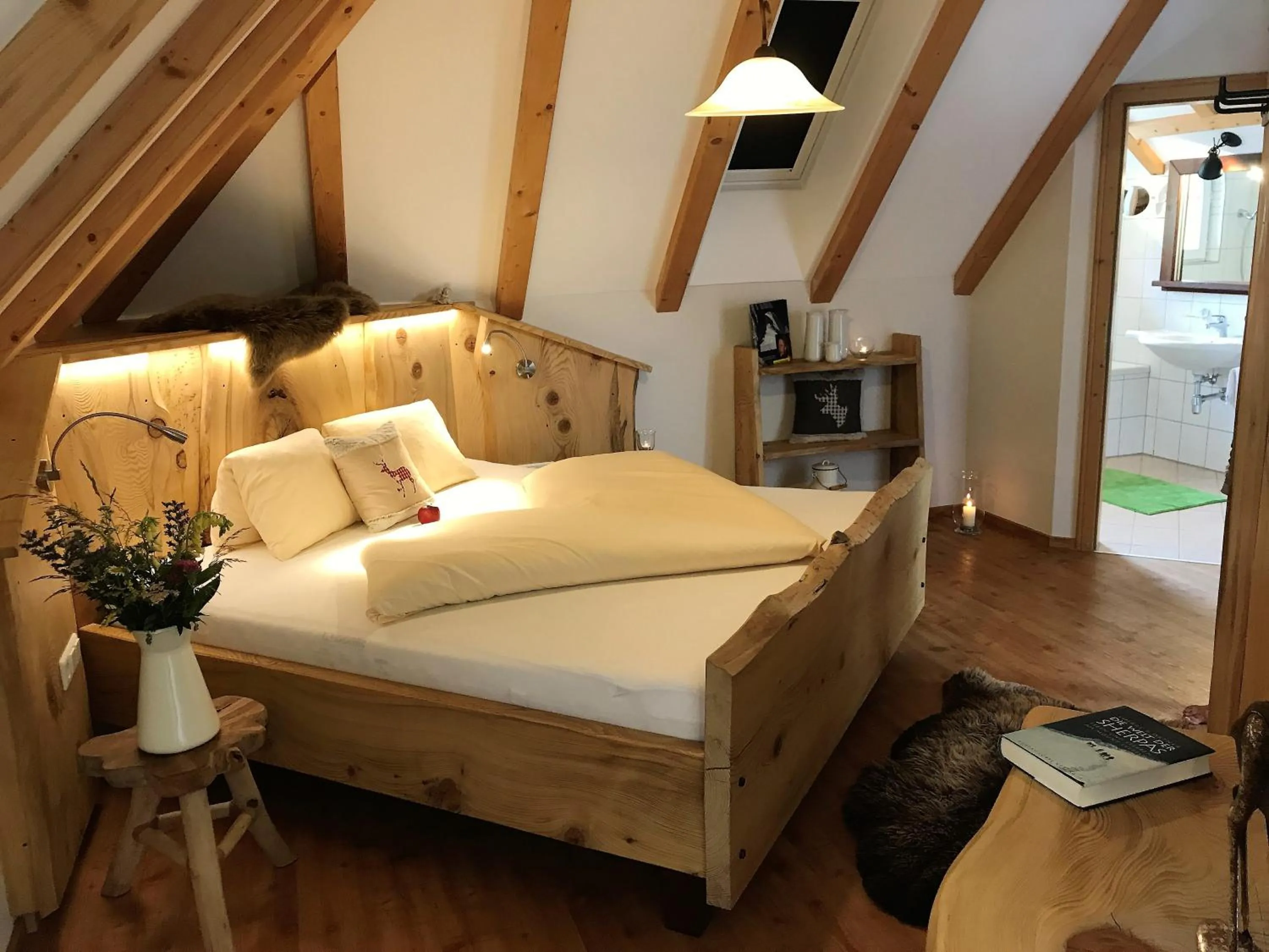 Bed in Hotel Garni Ida