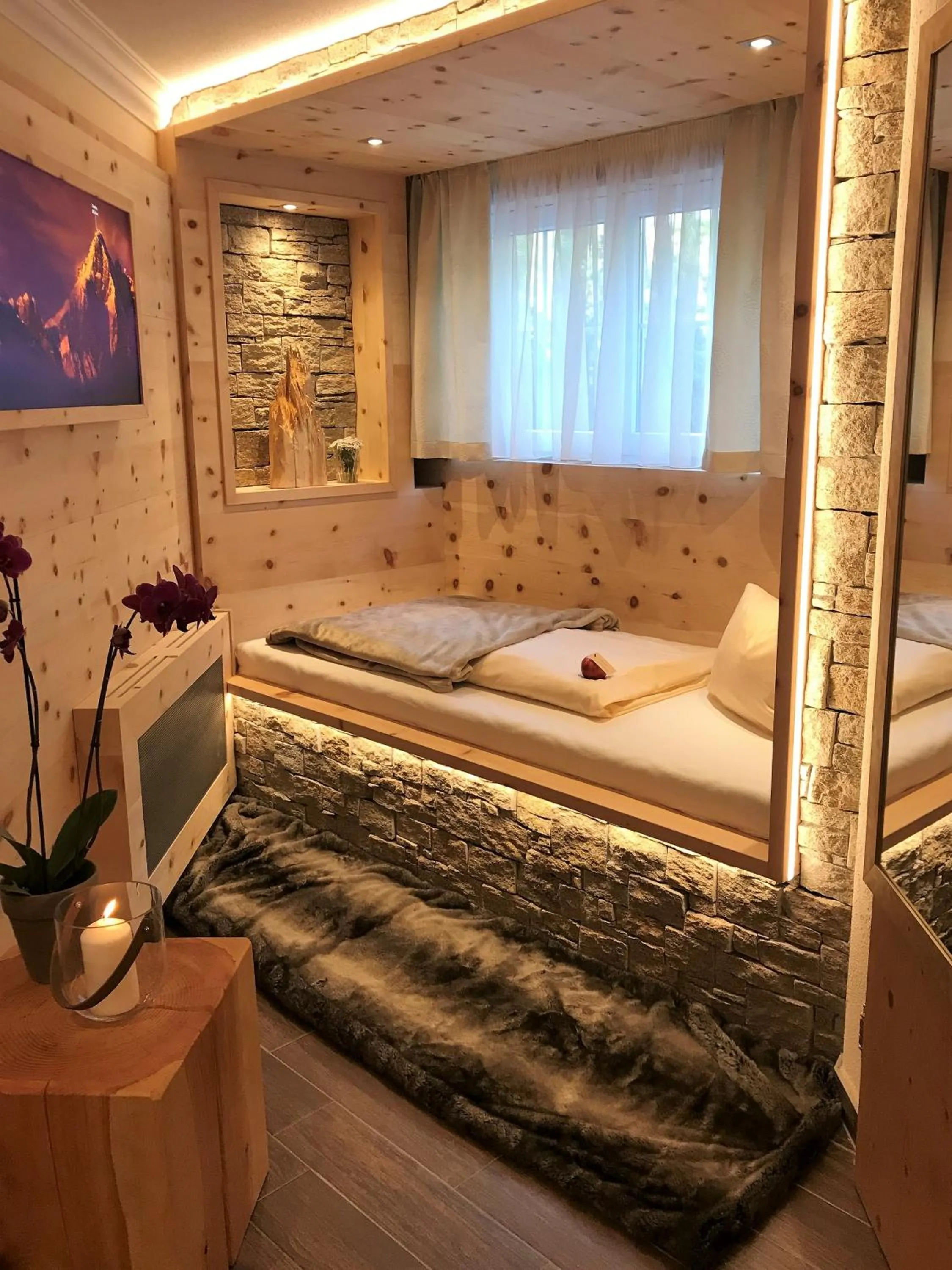 Bed in Hotel Garni Ida