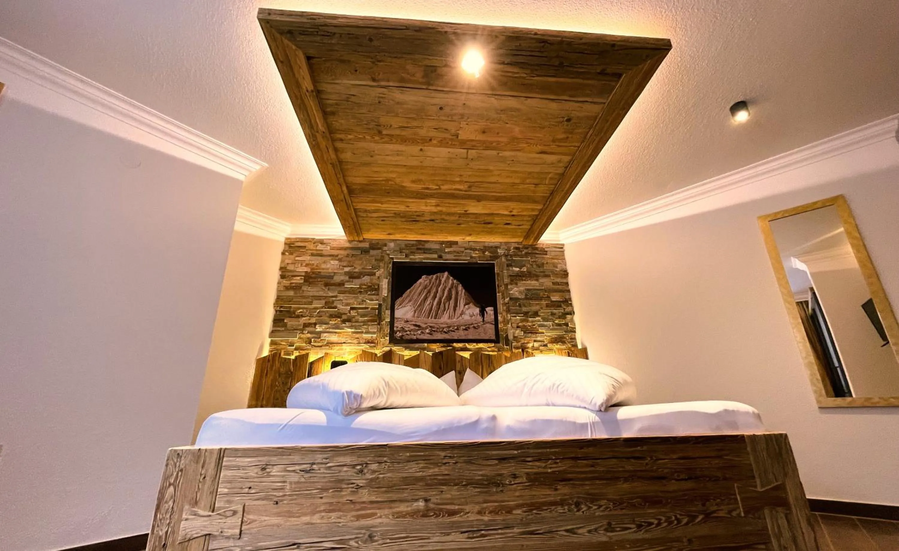 Bed in Hotel Garni Ida