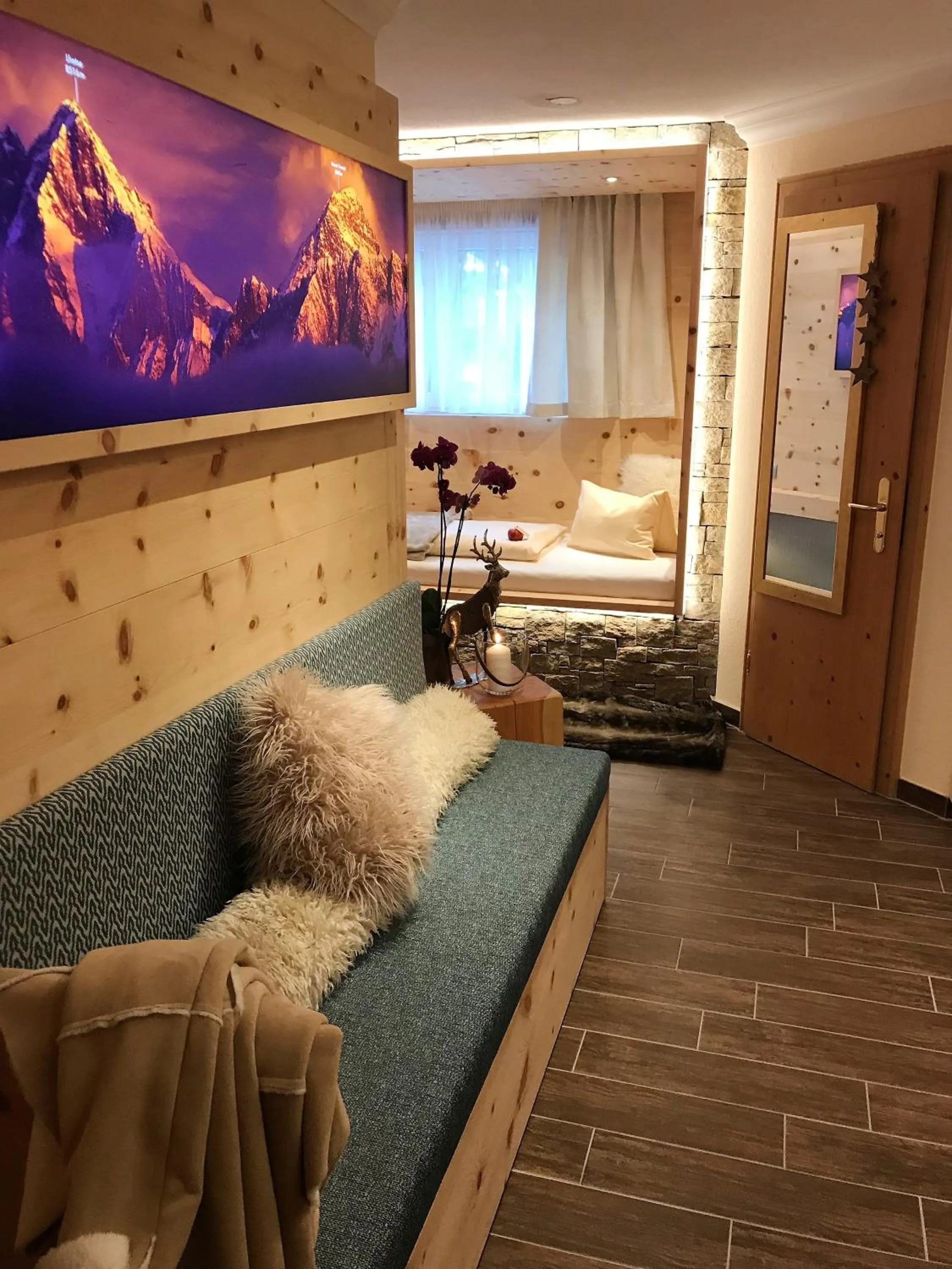 Bed in Hotel Garni Ida