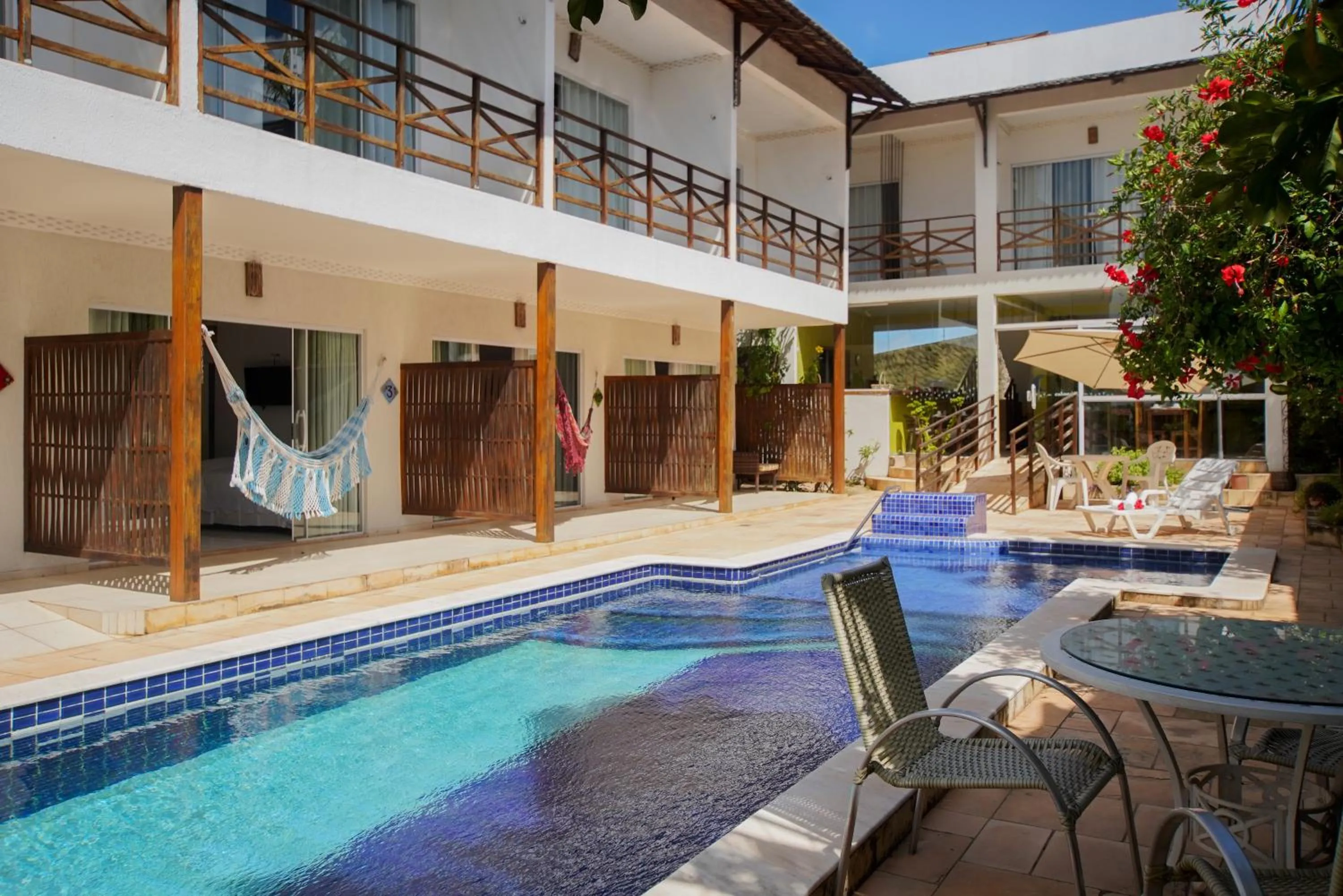 Pool view in Xamã Senses - Hotel Pousada