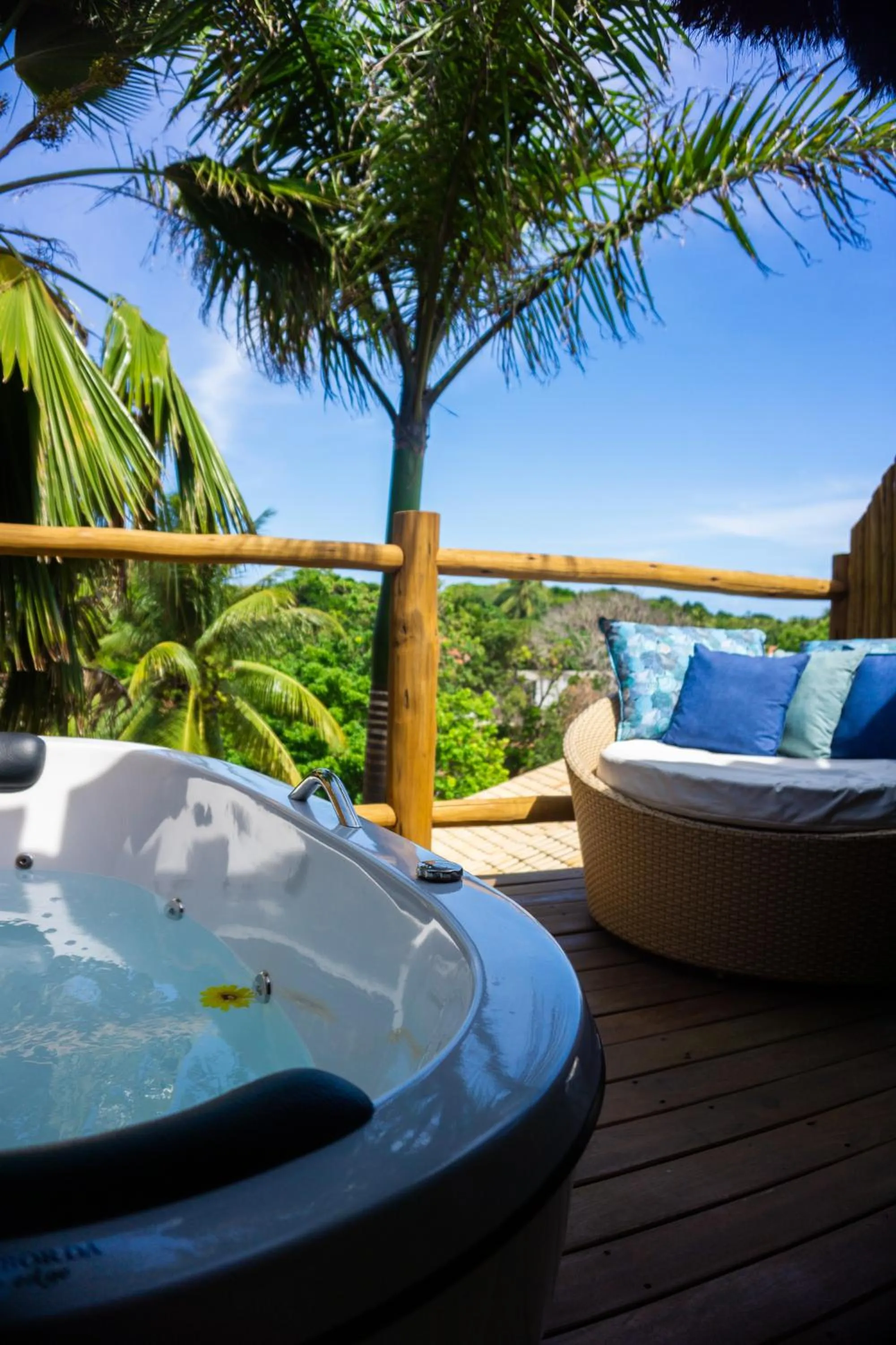 Balcony/Terrace in Xamã Senses - Hotel Pousada